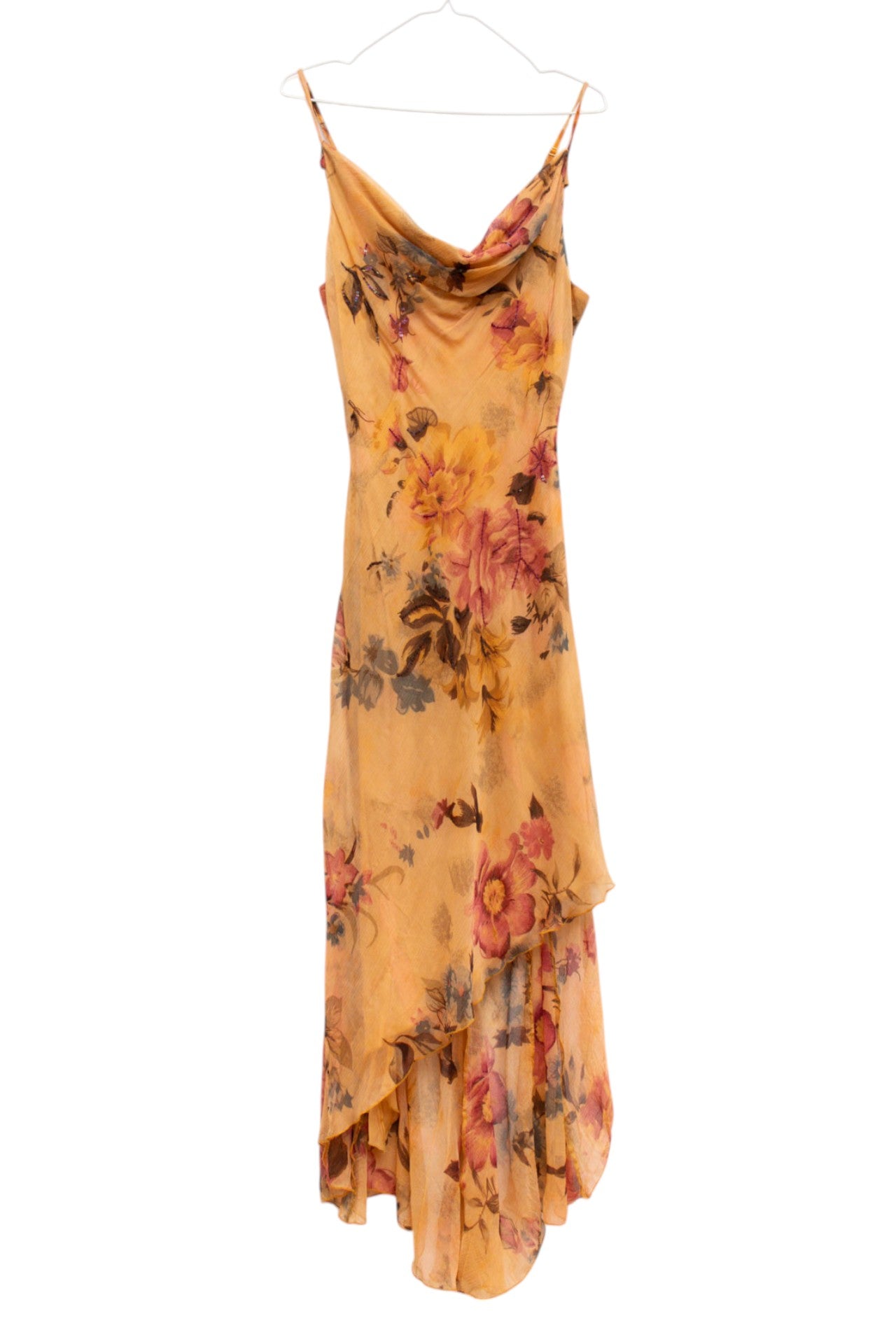 #182 floral sequin cowneck fairy dress | c. 154 | size 10/12