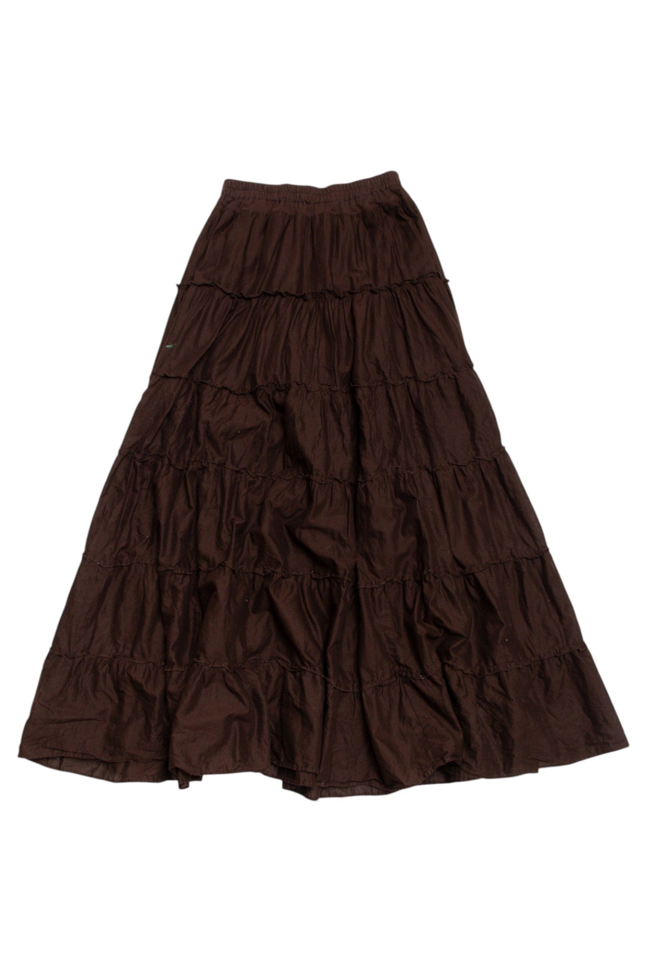 #124 Style & Co brown cotton maxi skirt | c. 162 | size 4/6