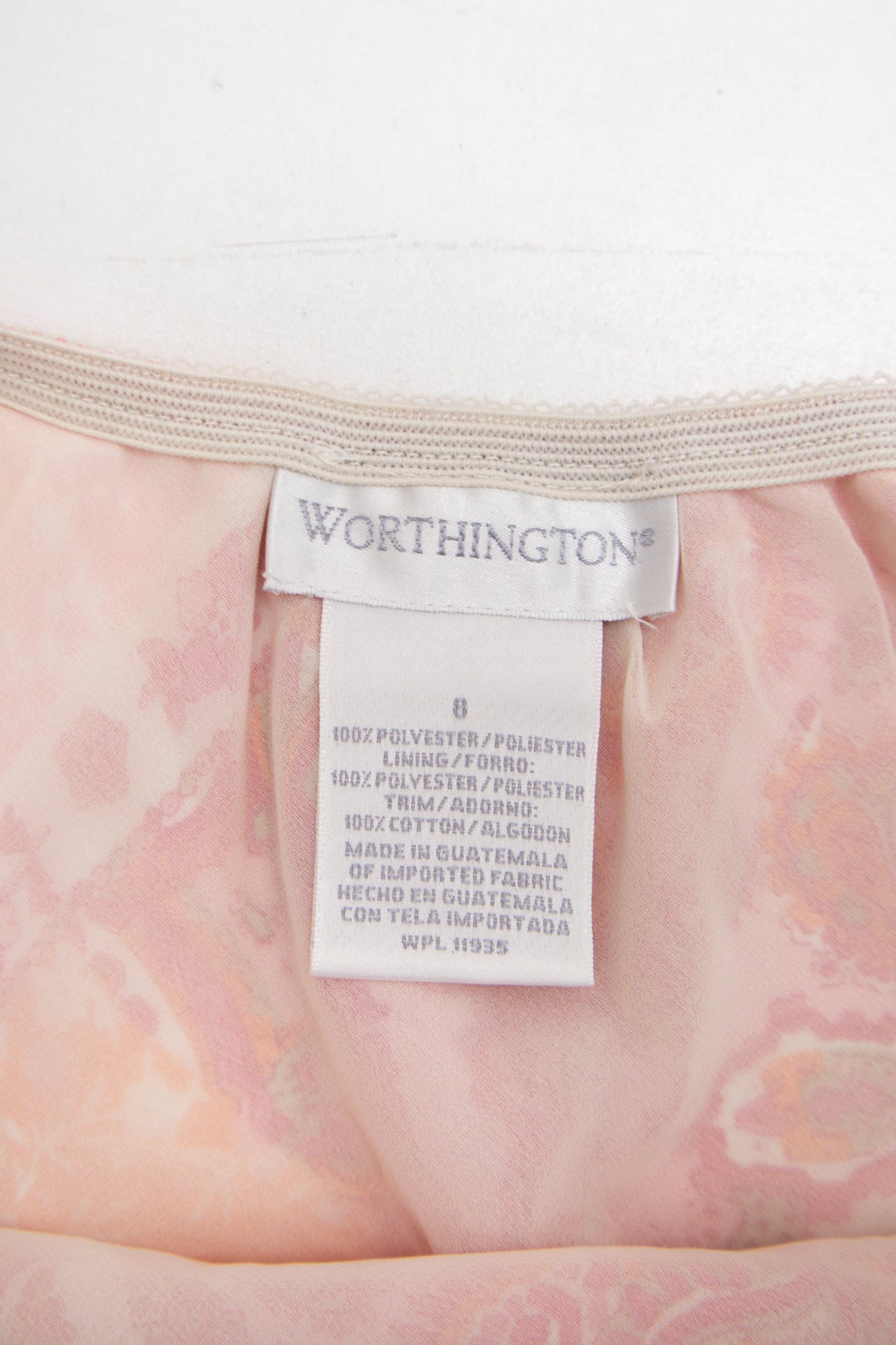 #125 Worthington floral paisley midi skirt | c. 162 | size 6/8