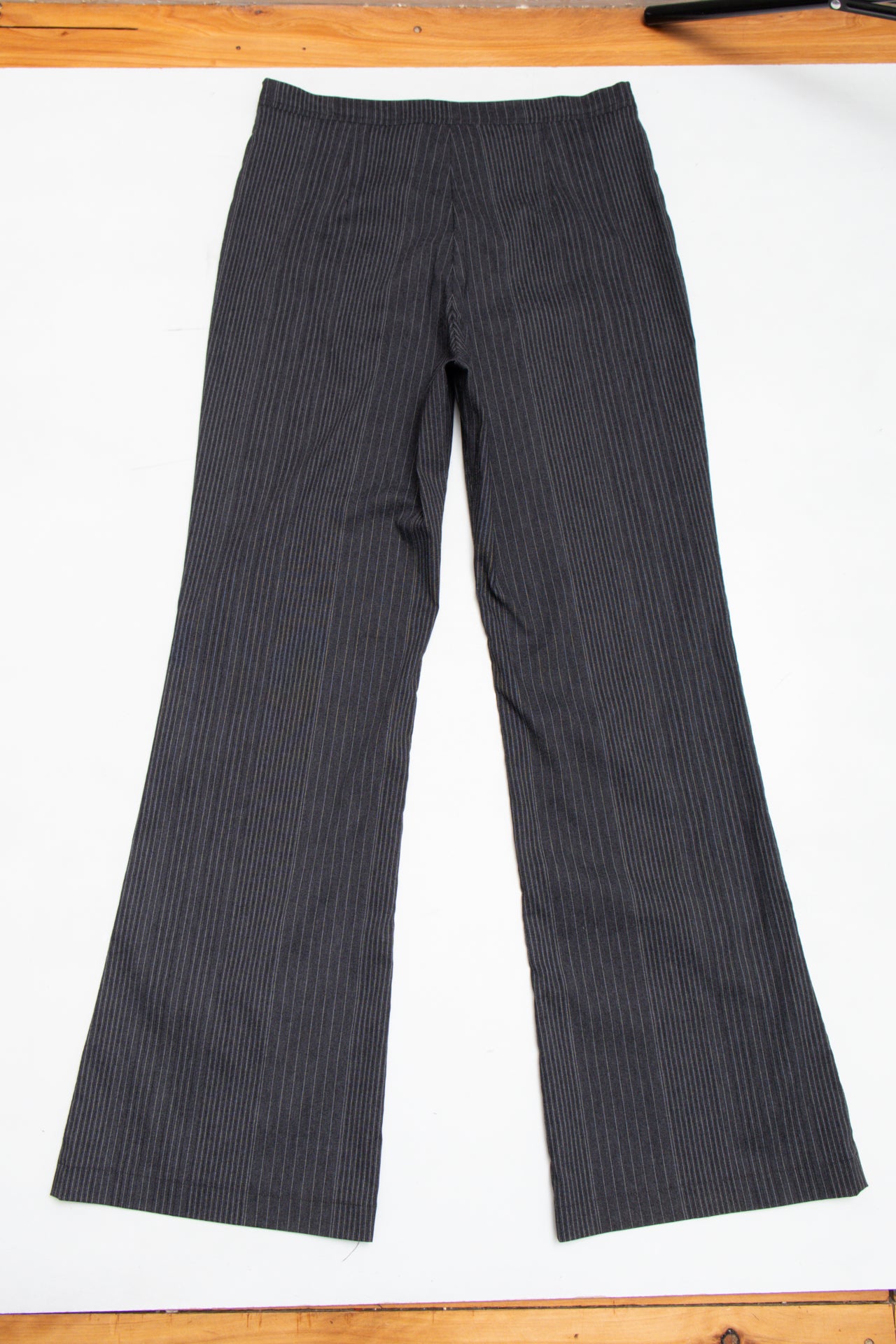 #128 New Zealand made high rise pinstripe pants | c. 162 | size 8/10