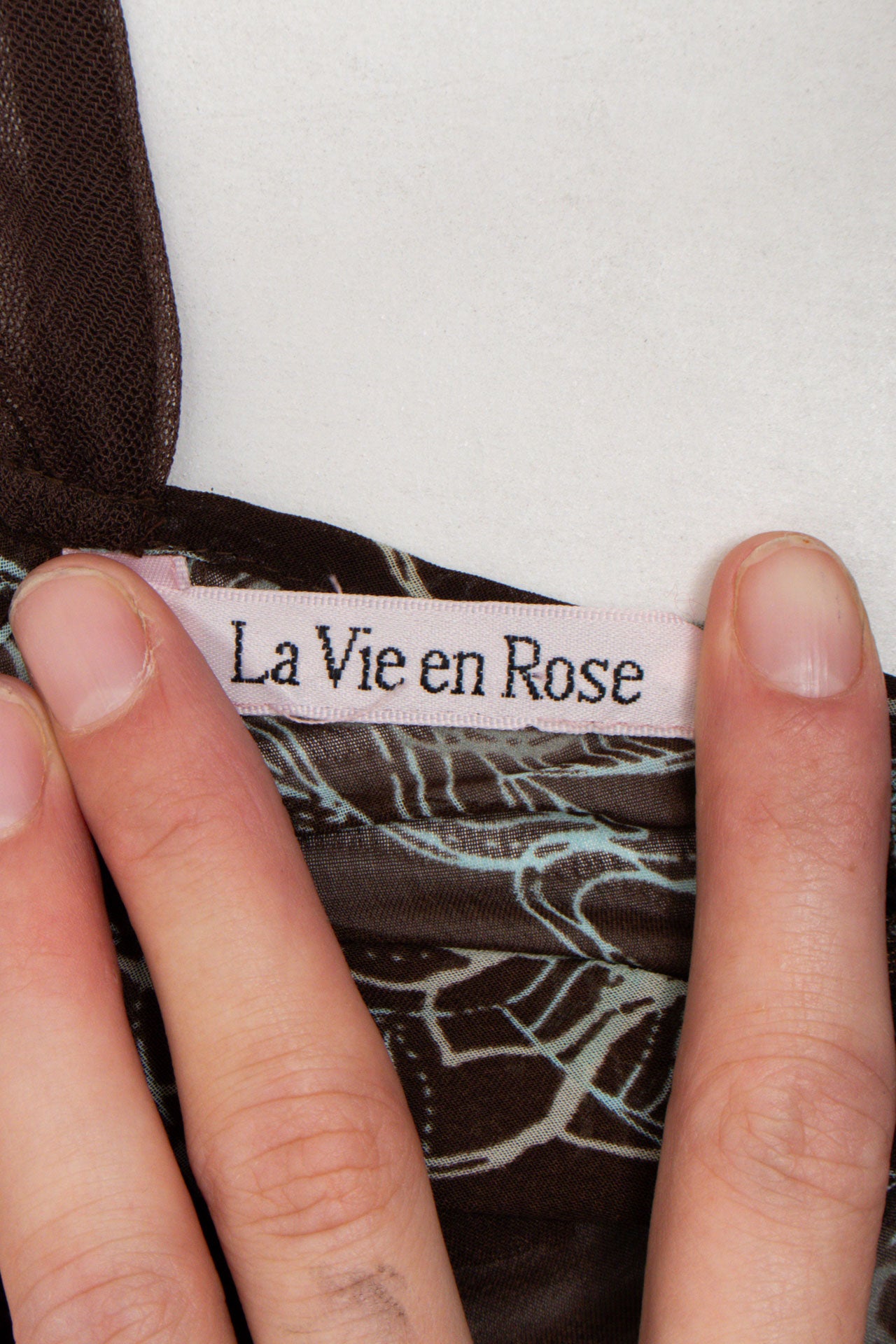 #188 La vie en Rose floral mesh dress | c. 154 | size 8
