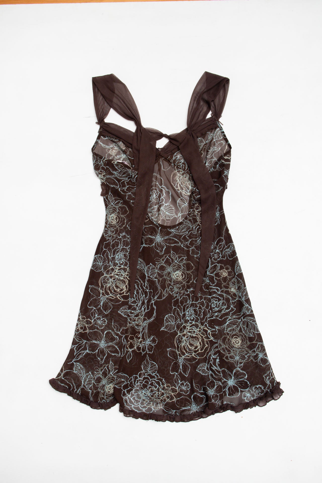 #188 La vie en Rose floral mesh dress | c. 154 | size 8