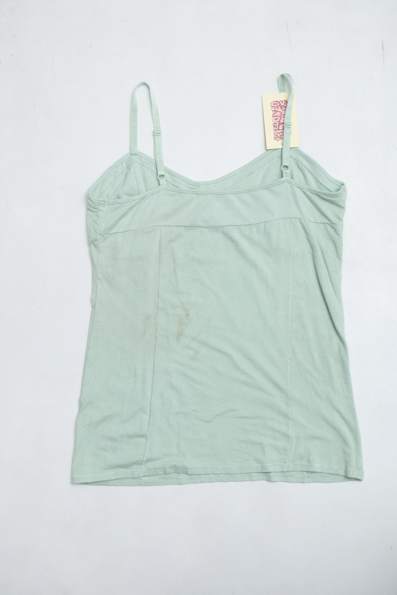 #57 Decree Mint Cotton Tank | Short n Sweet | Size 14