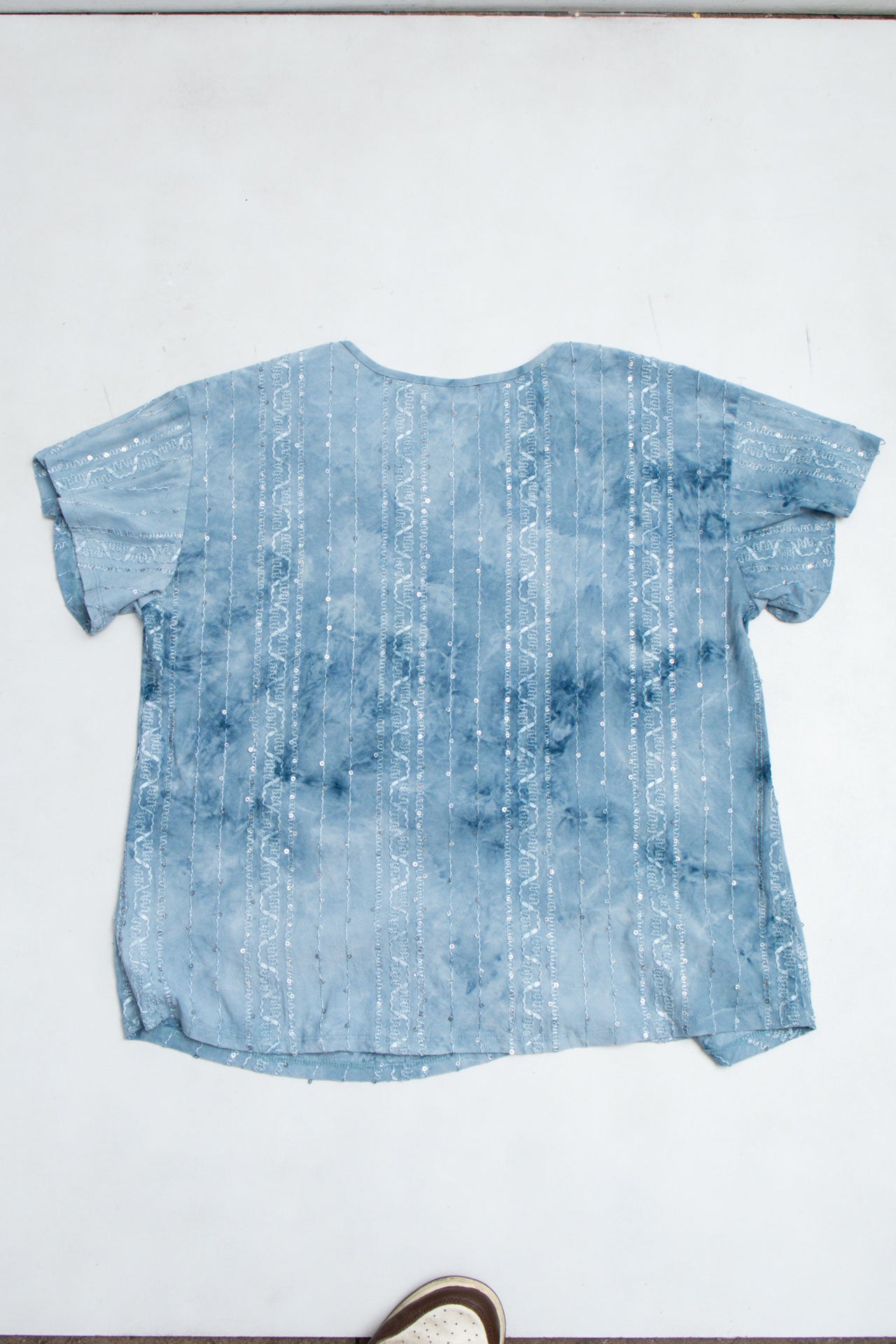 #56 Tie Dye Sequin Tee | Short n Sweet | Size 16