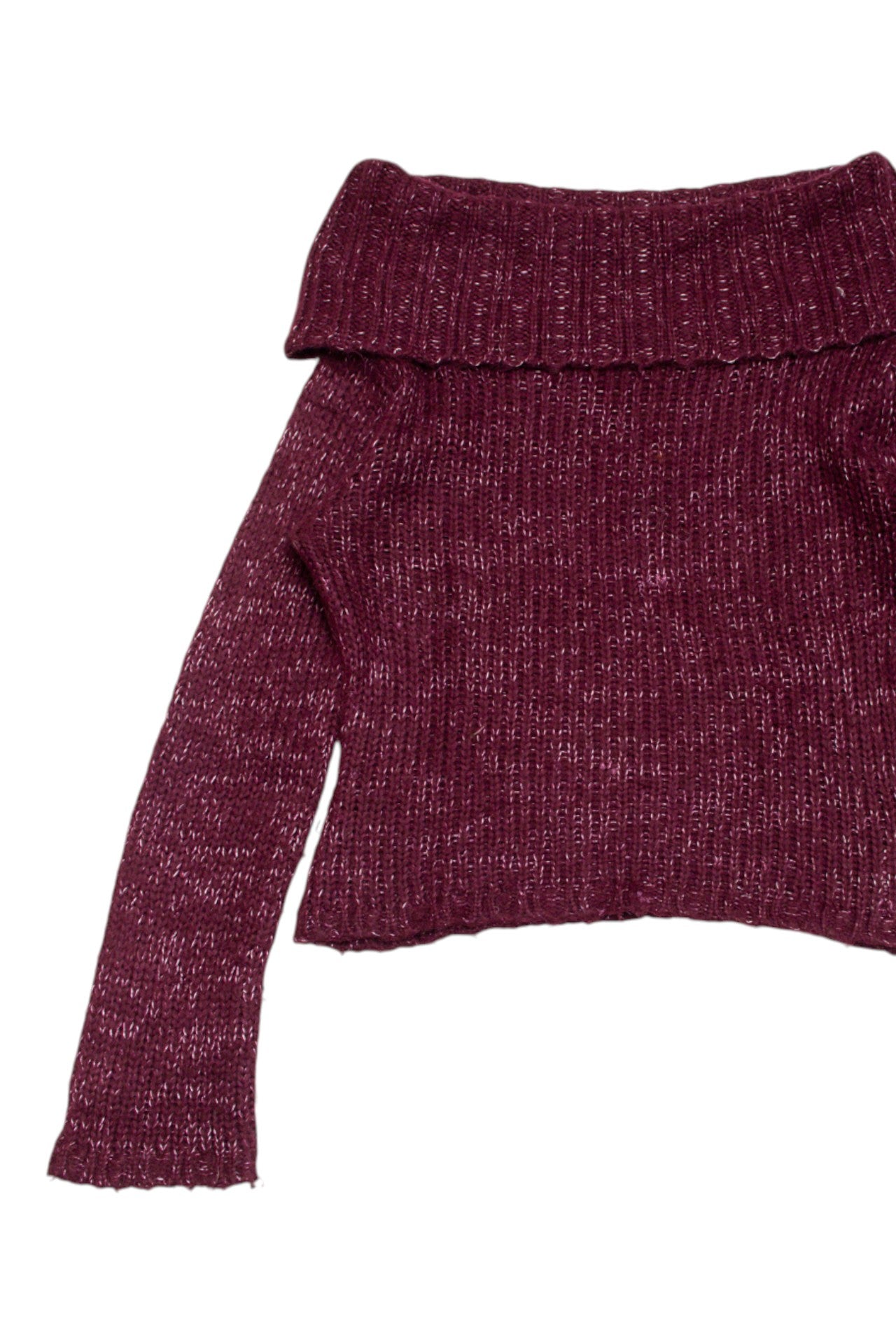 #135 Pimkie mohair blend burgundy jumper | c. 162 | size 8