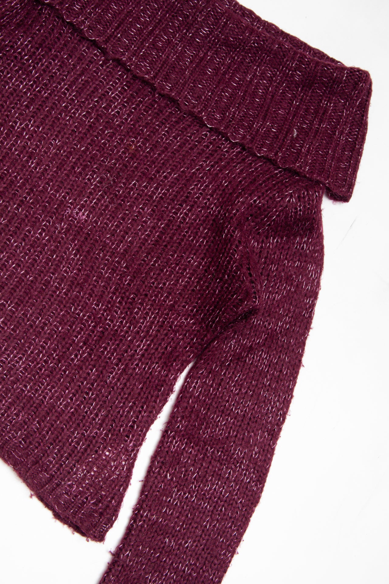 #135 Pimkie mohair blend burgundy jumper | c. 162 | size 8