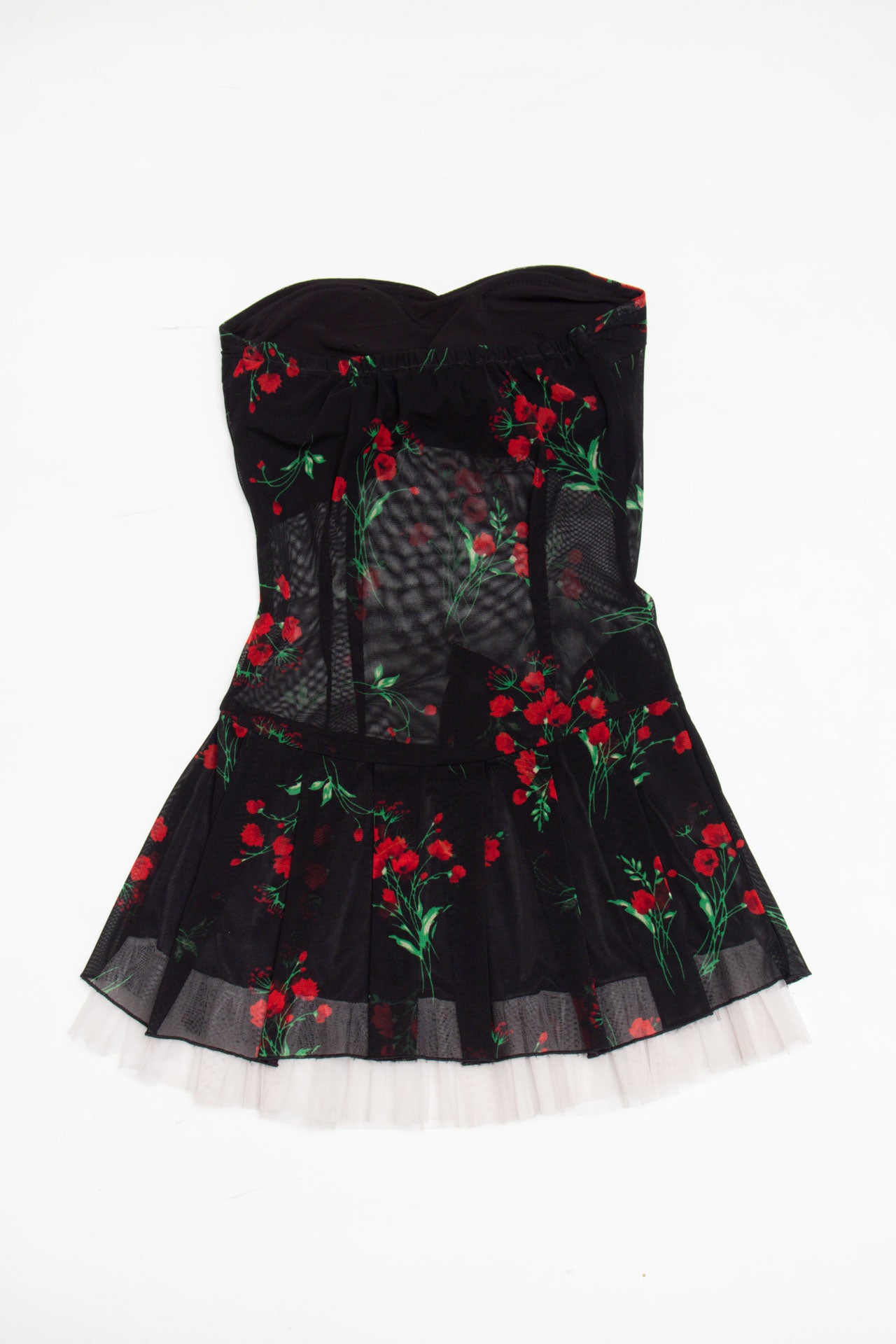 #191 strapless rose bow dress | c. 154 | size 8