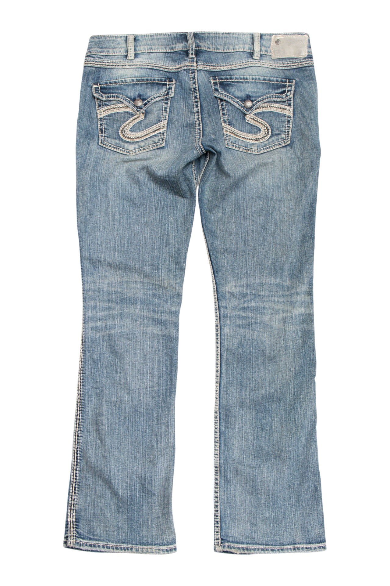 #193 Silver embroidered jeans | c. 154 | size 12