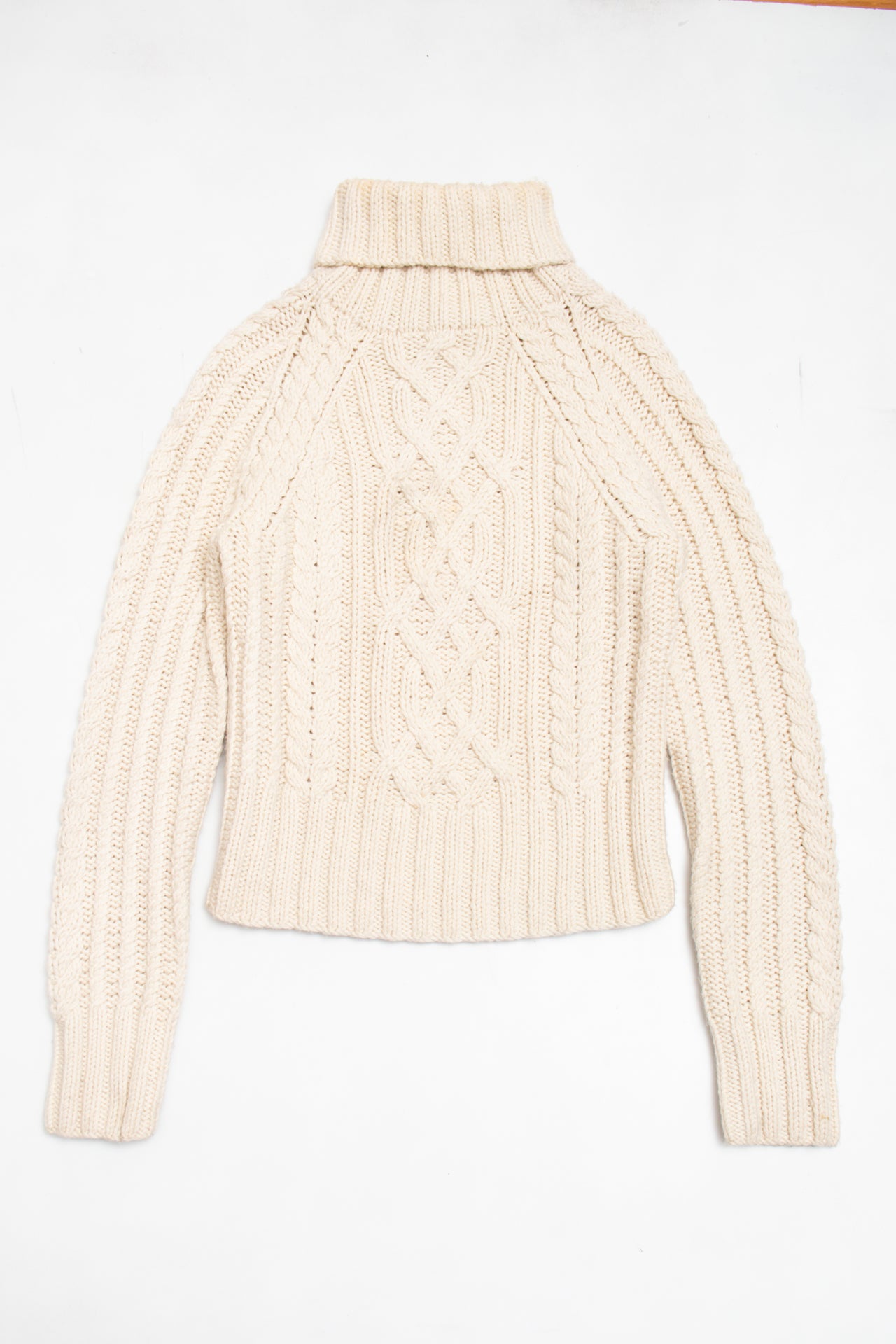 #140 Express cream cable knit jumper | c. 162 | size 8