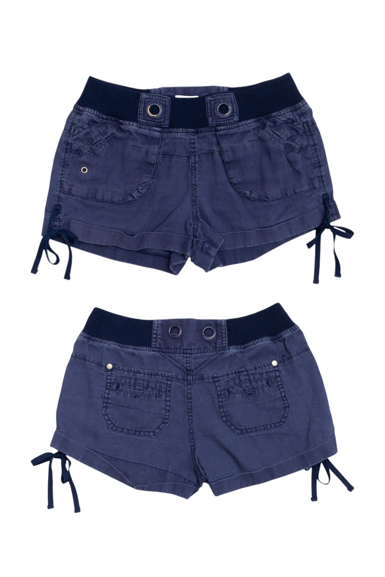 #197 Mossimo navy linen shorts | c. 154 | size 6