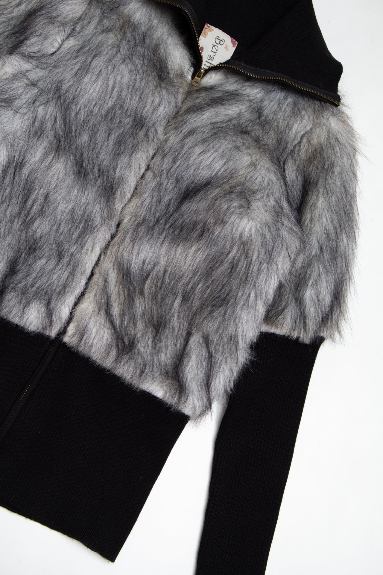 #146 Bershka faux fur zipped jacket | c. 162 | size 6/8