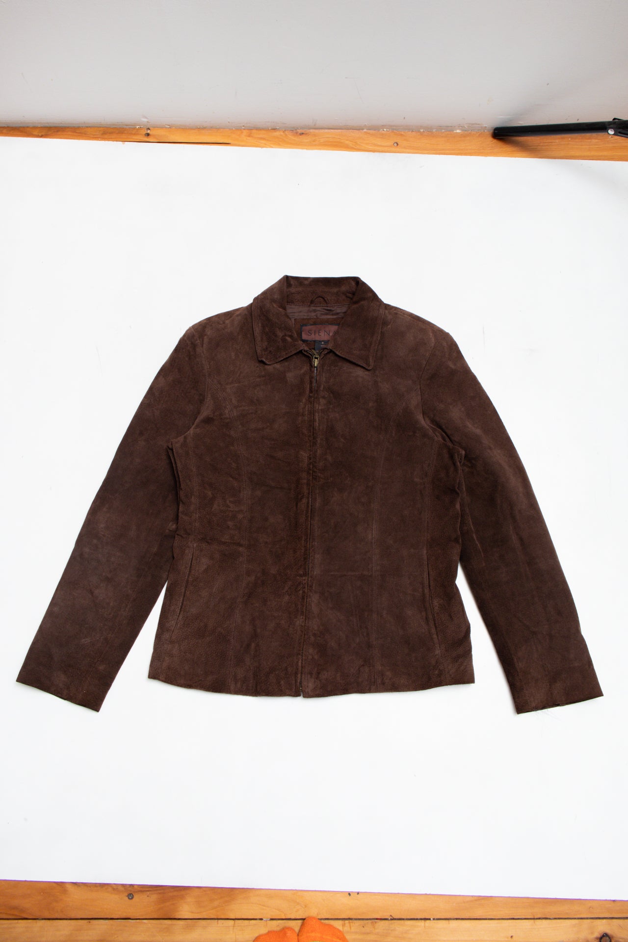 #148 Siena brown suede leather jakcet | c. 162 | size 10