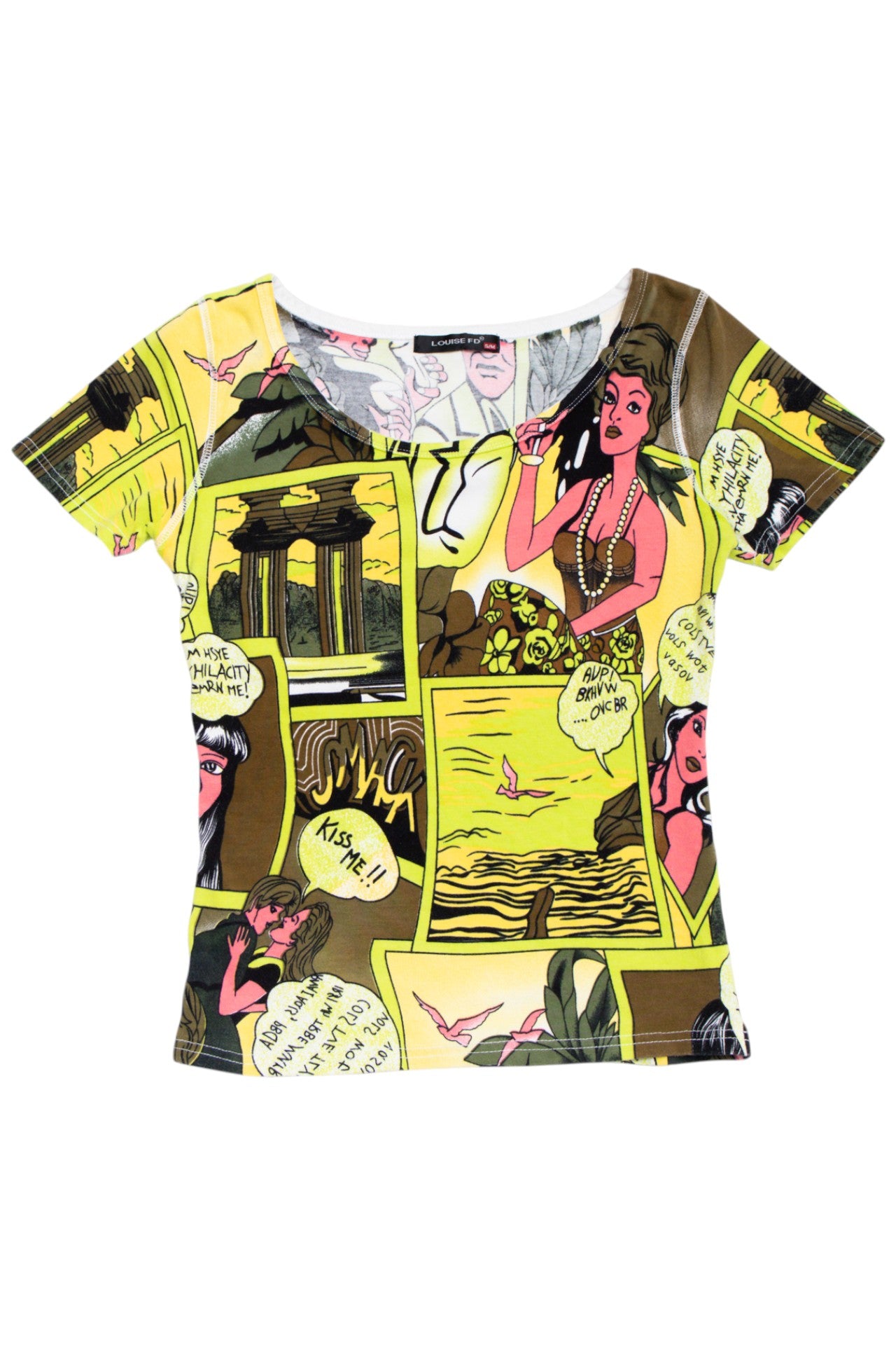 #151 Louis FD comic style baby tee | c. 162 | size 8