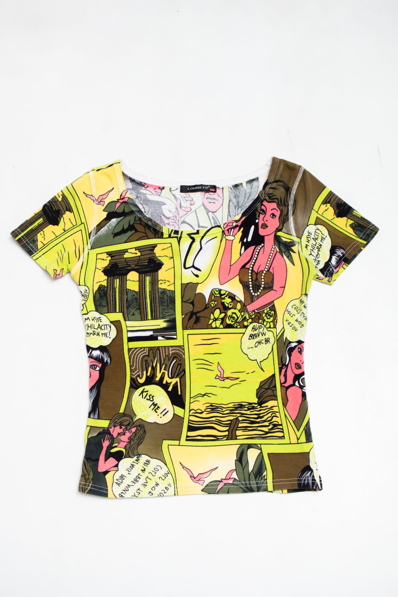#151 Louis FD comic style baby tee | c. 162 | size 8