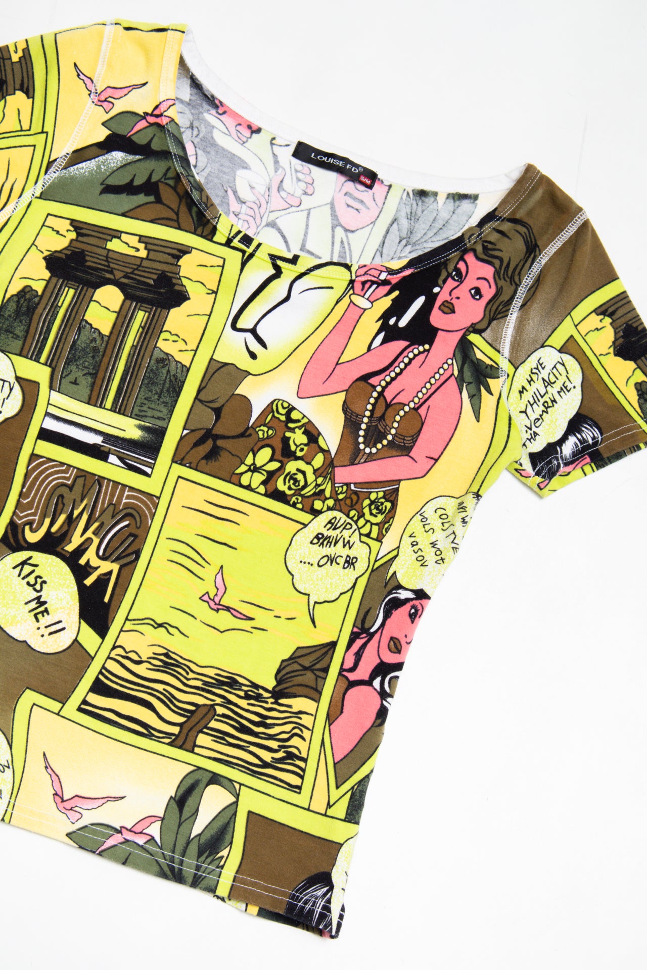 #151 Louis FD comic style baby tee | c. 162 | size 8