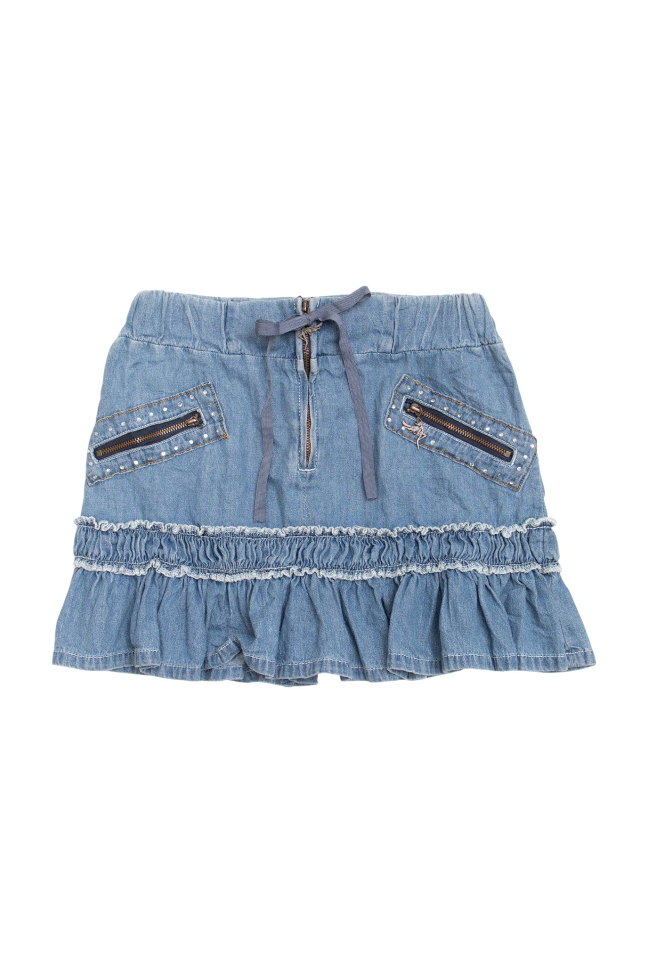 #204 Pricxy detailed denim skirt | c. 154 | size 6