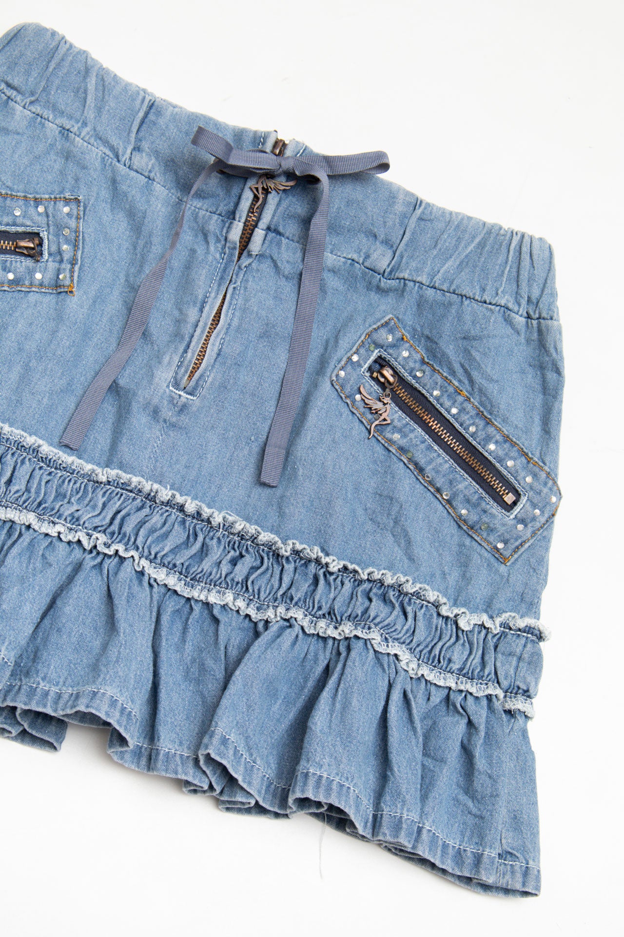 #204 Pricxy detailed denim skirt | c. 154 | size 6