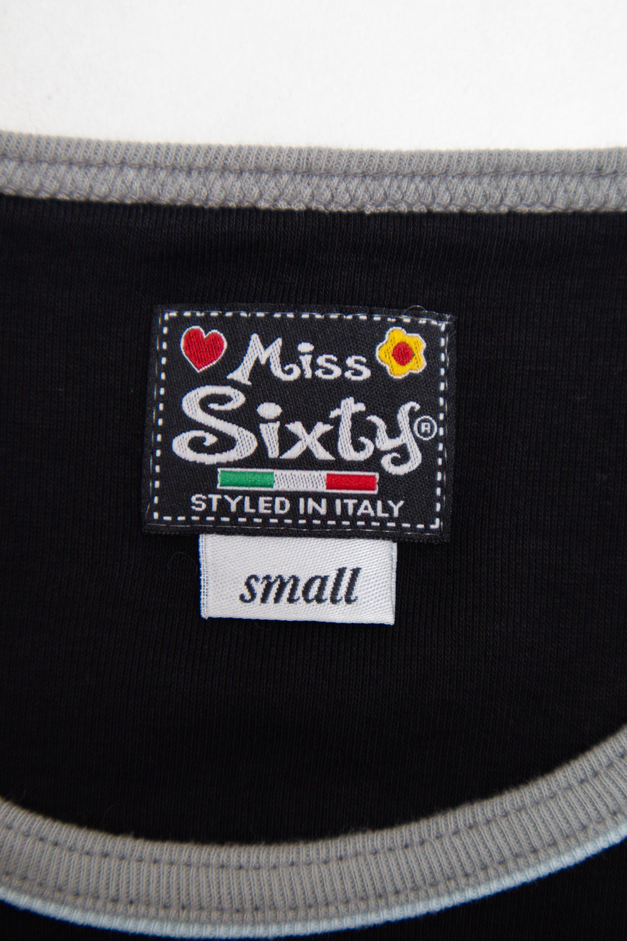 #156 Italian Miss Sixty jeans baby tee | c. 162 | size 8