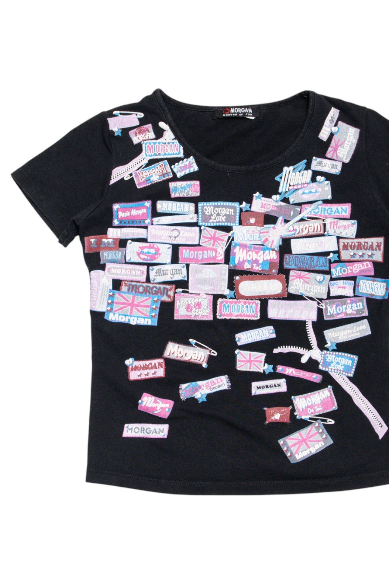 #165 Morgan pin print baby tee | c. 162 | size 8