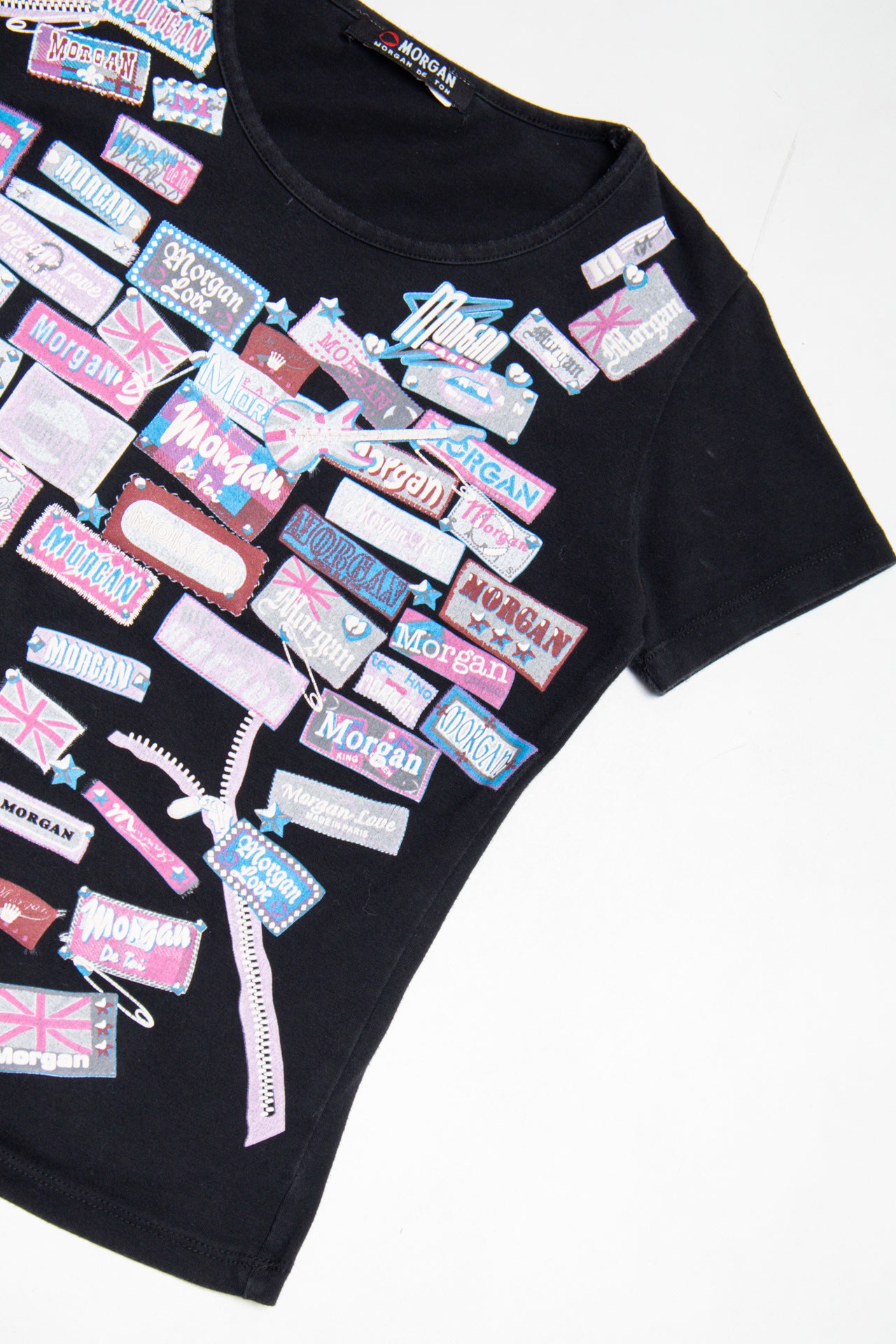 #165 Morgan pin print baby tee | c. 162 | size 8