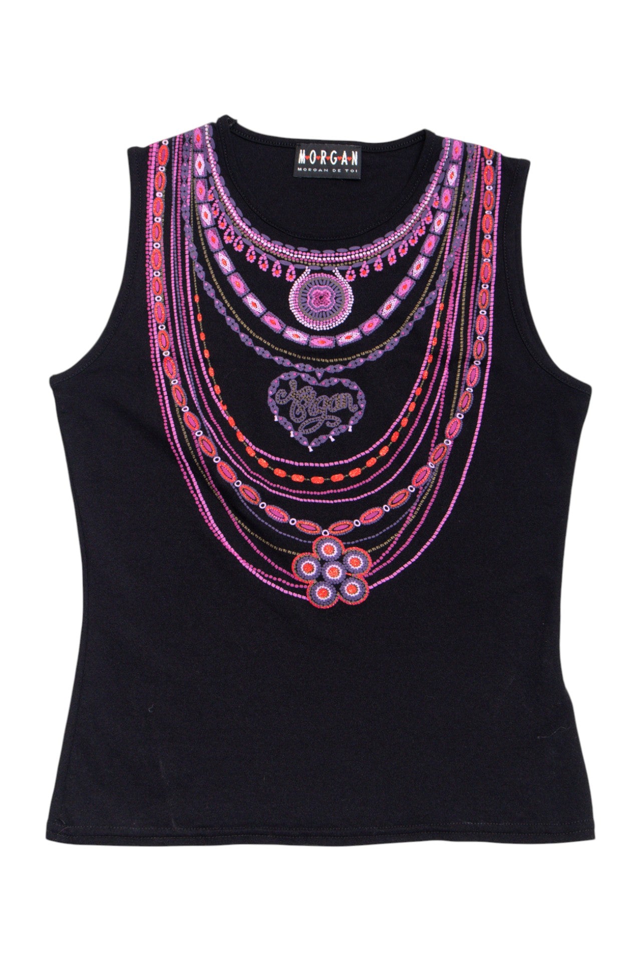 #167 Morgan De Toi necklace print tank | c. 162 | size 6/8