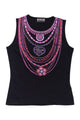 #167 Morgan De Toi necklace print tank | c. 162 | size 6/8