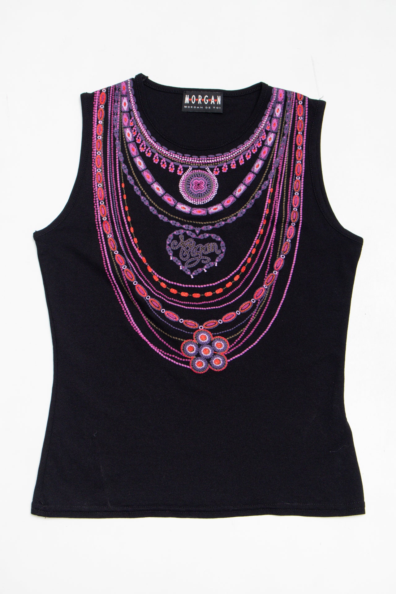 #167 Morgan De Toi necklace print tank | c. 162 | size 6/8
