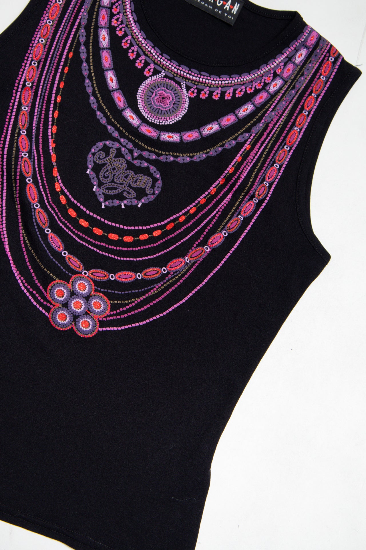 #167 Morgan De Toi necklace print tank | c. 162 | size 6/8