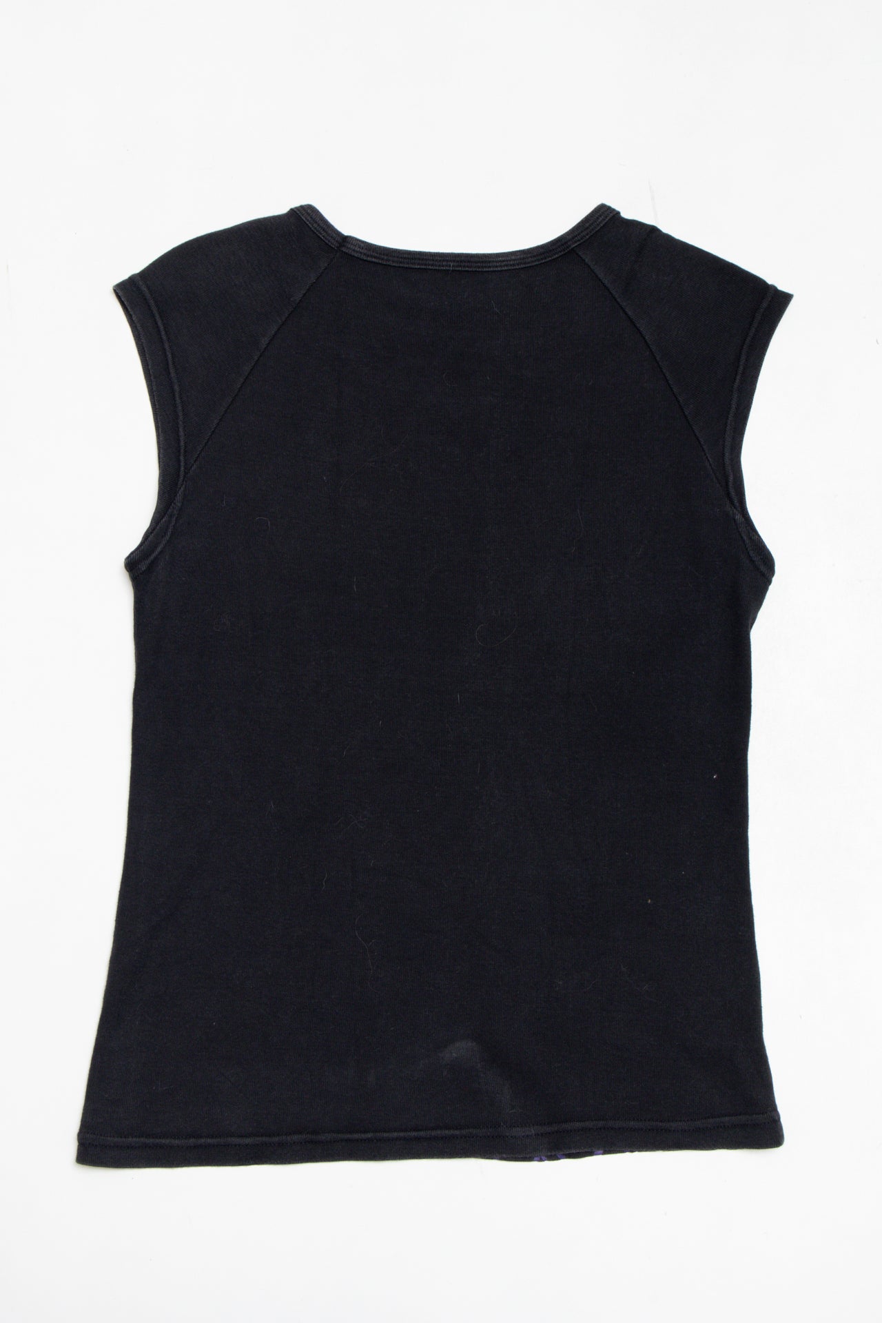#168 Mosquito print black tank | c. 162 | size 6/8