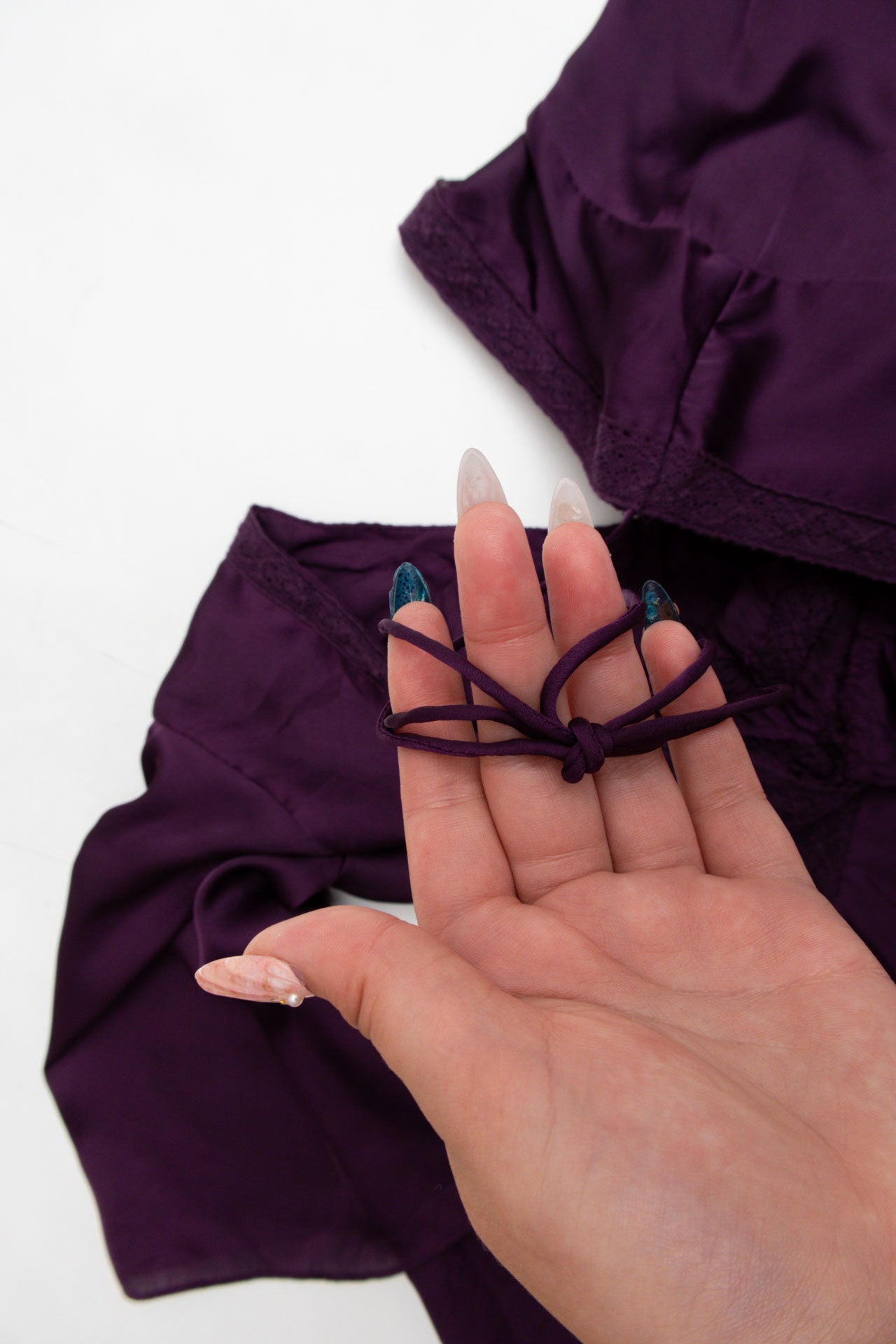 #51 Purple Silky Long Sleeve | C. 149 | Size 6