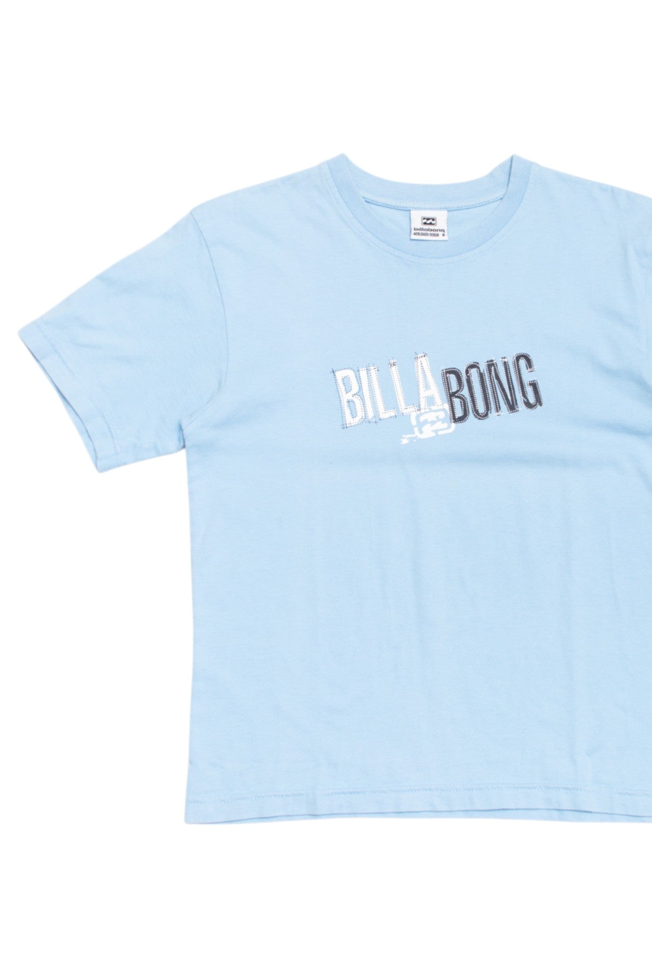 #172 Billabong cotton blue tee | c. 162 | size 8