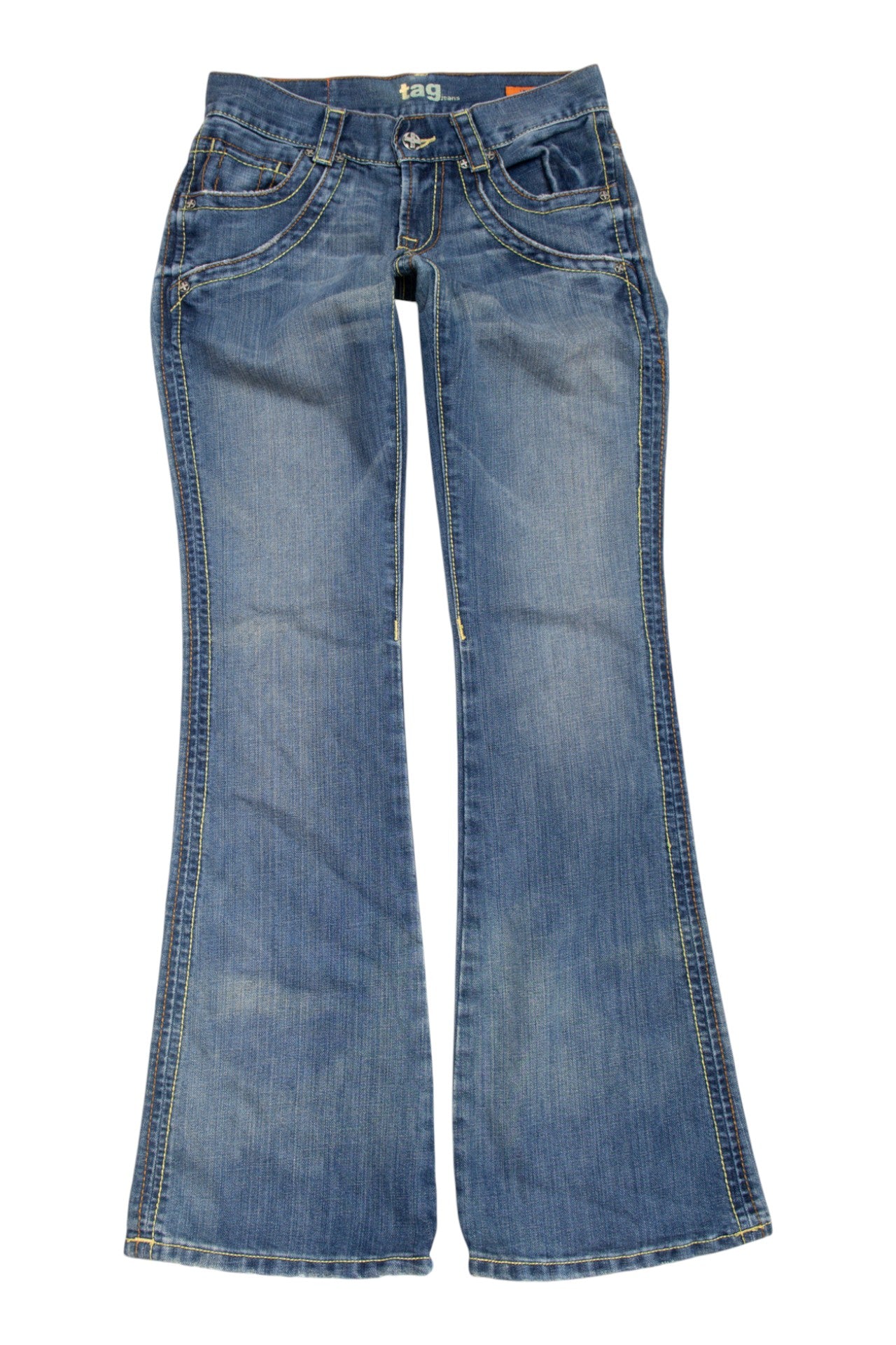 #185 Tag blue wash jeans | c. 162 | size 4/6
