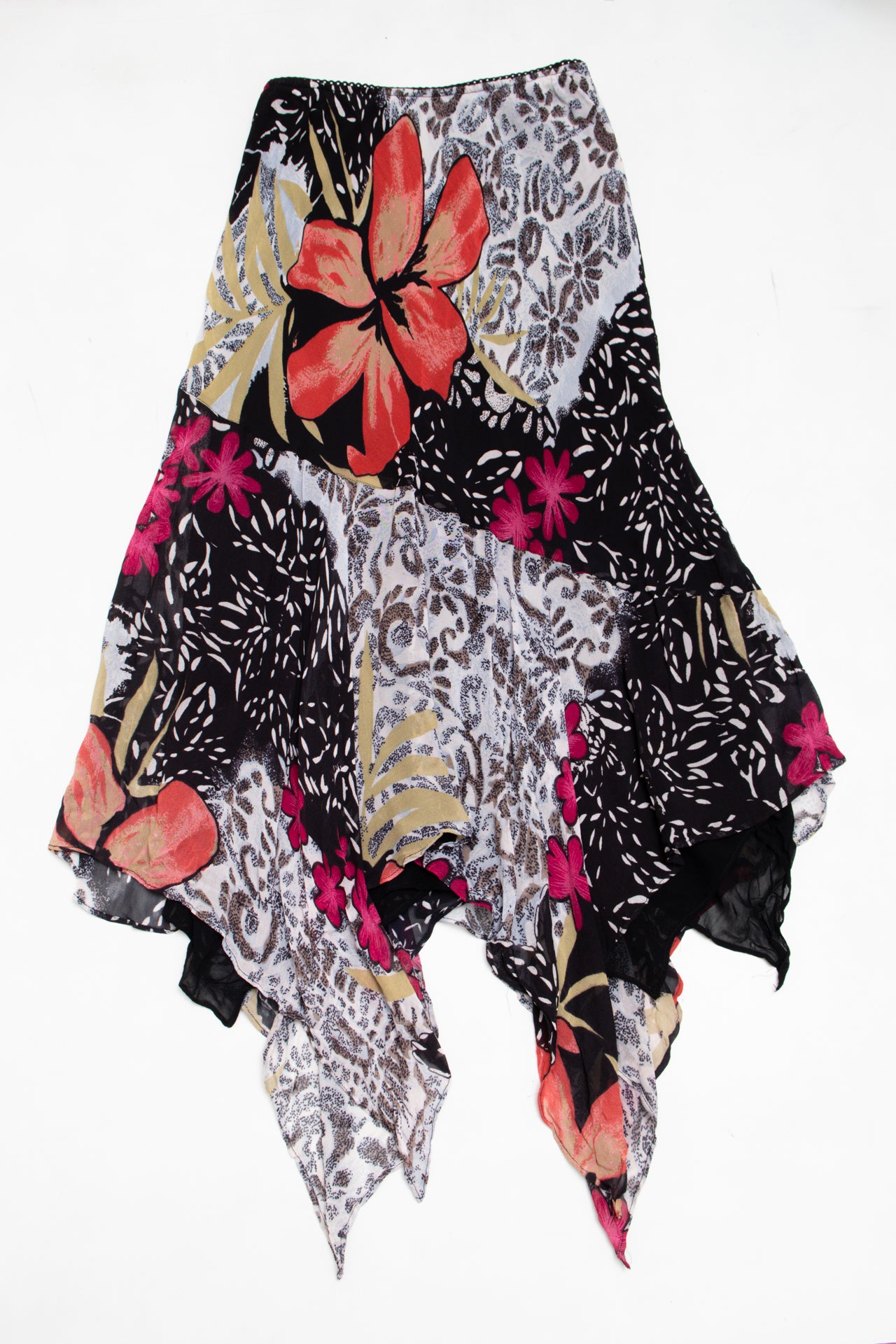#189 Nostalgia floral print summer skirt | c. 162 | size 8