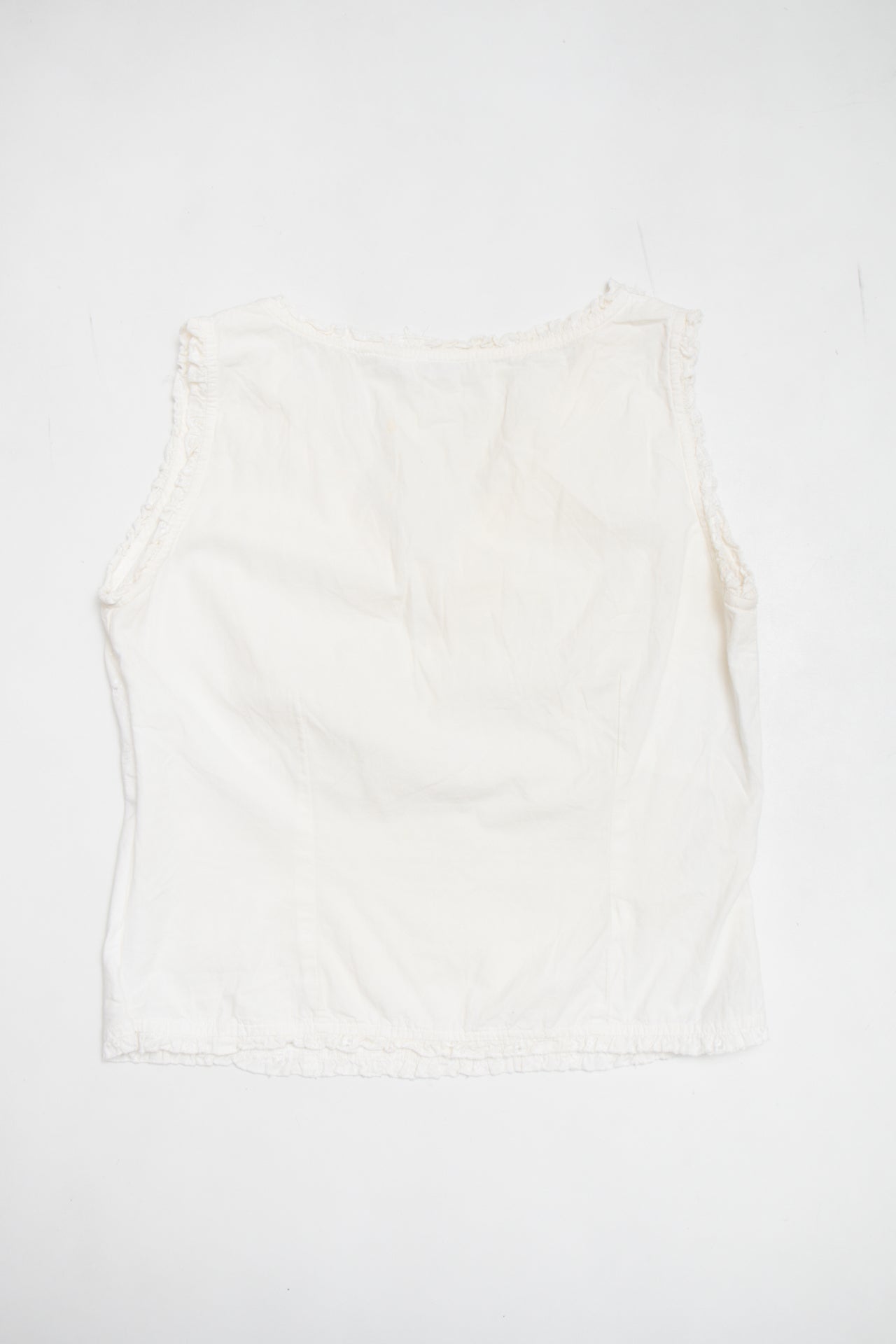 #193 Andrew & Co cotton embroidered tank | c. 162 | size 8/10