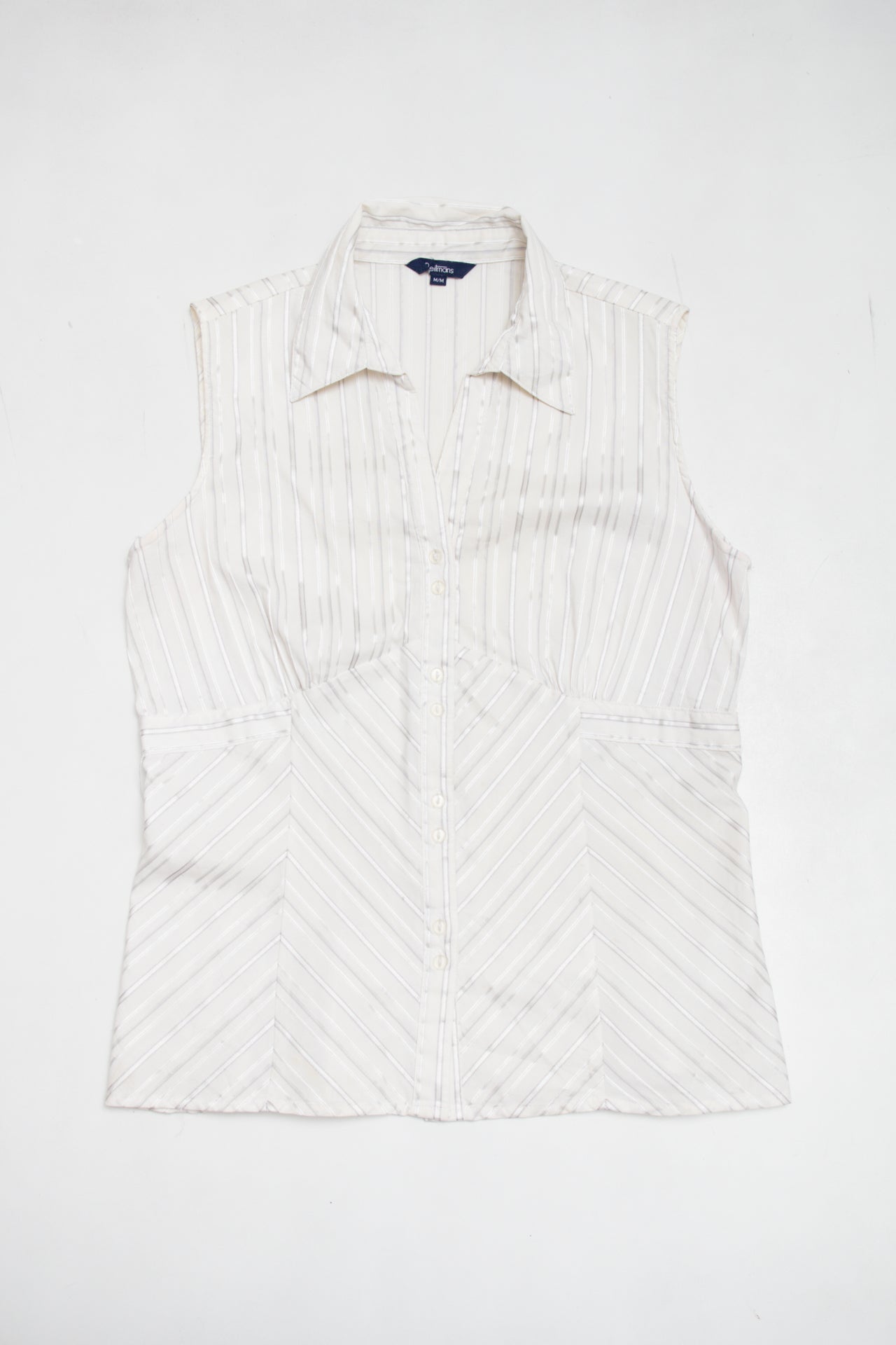 #196 Reitmans striped button up | c. 162 | size 10