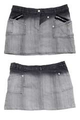 #162 Bebe Mini Skirt Gray | c. 203 | Size 8