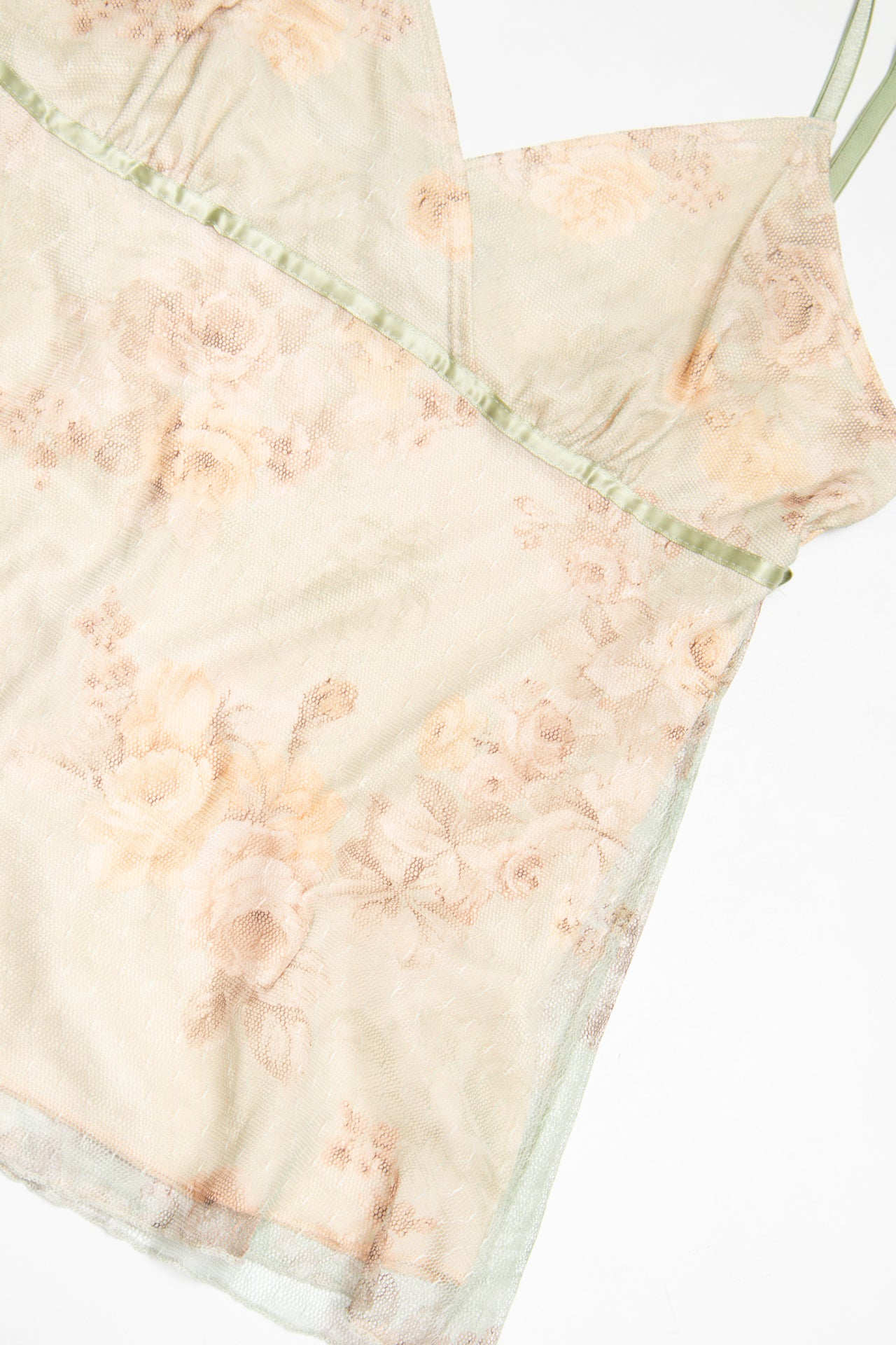 #199 A. Byer floral print lined lace cami | c. 162 | size 10/12