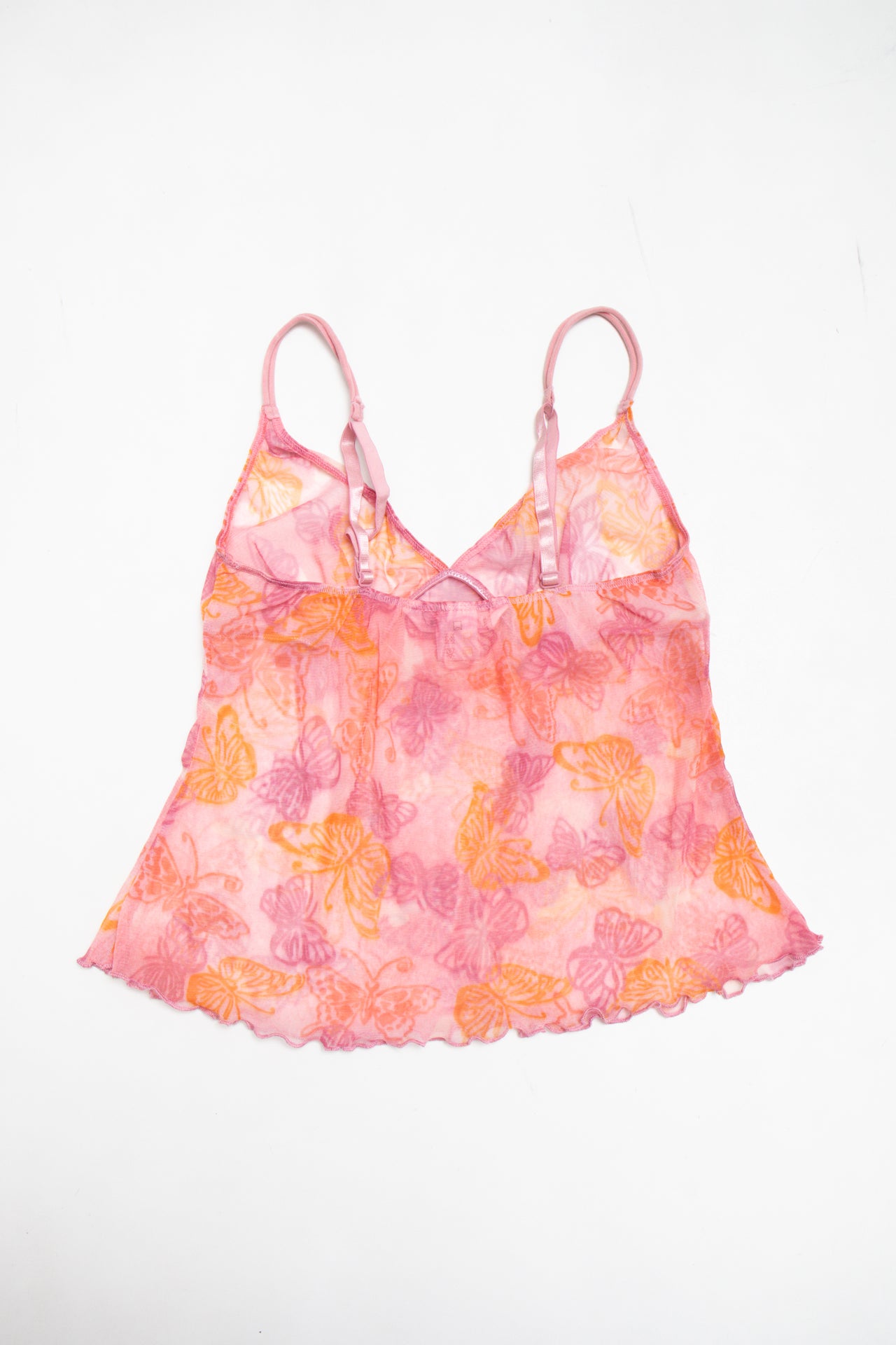 #200 La Vie en Rose butterfly mesh cami | c. 162 | size 6/8