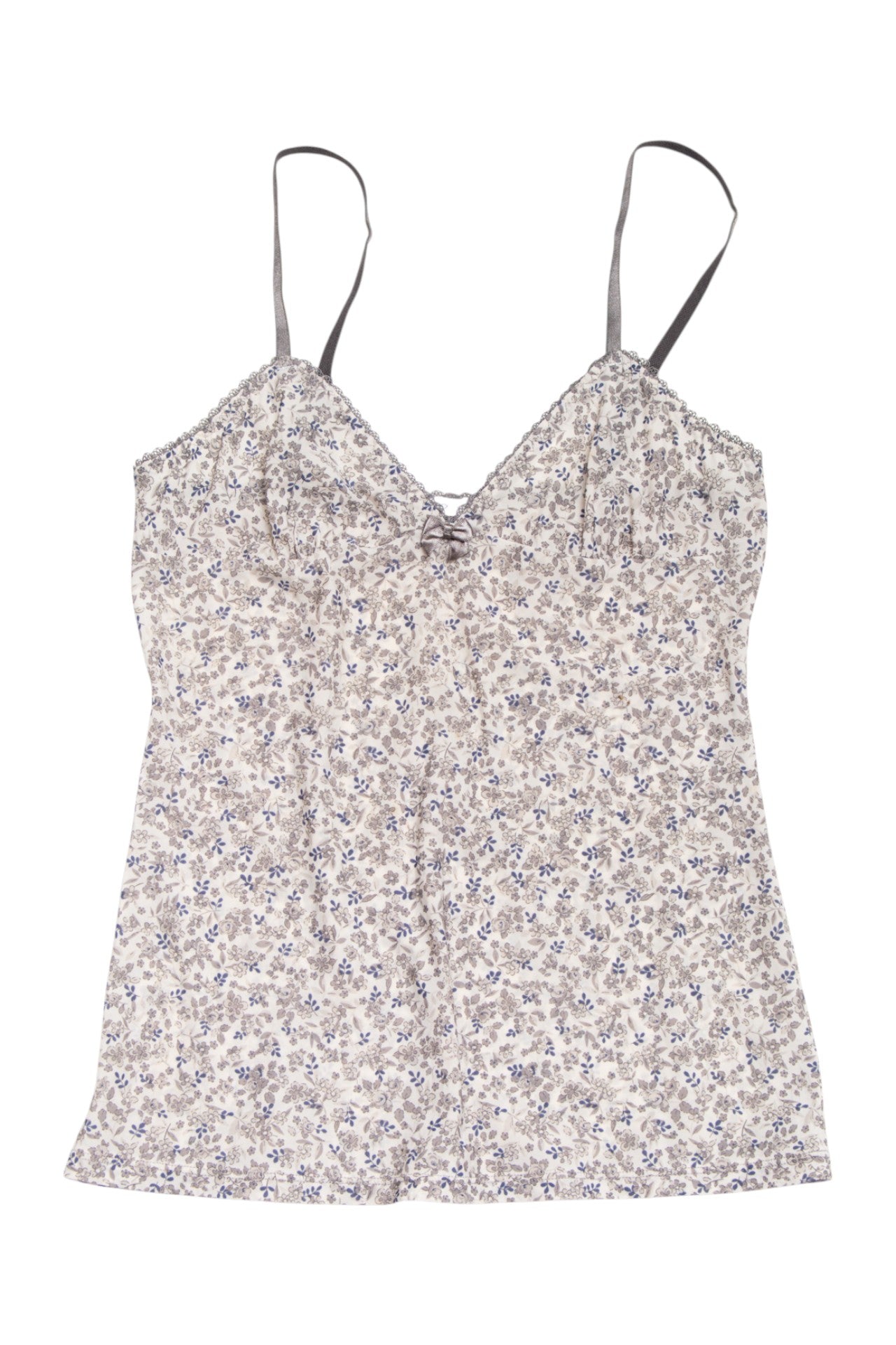 #205 Oysho floral lace trim cami | c. 162 | size 8