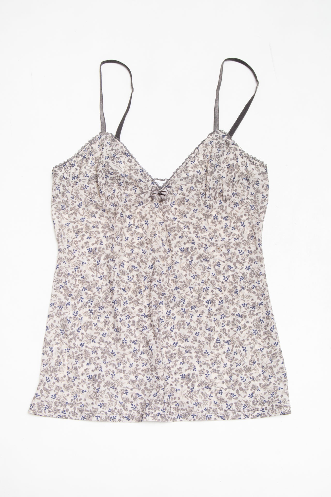 #205 Oysho floral lace trim cami | c. 162 | size 8
