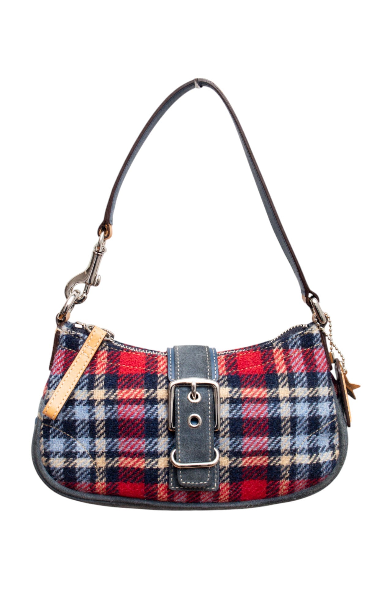 #211 Coach plaid blue/red demi | c. 154