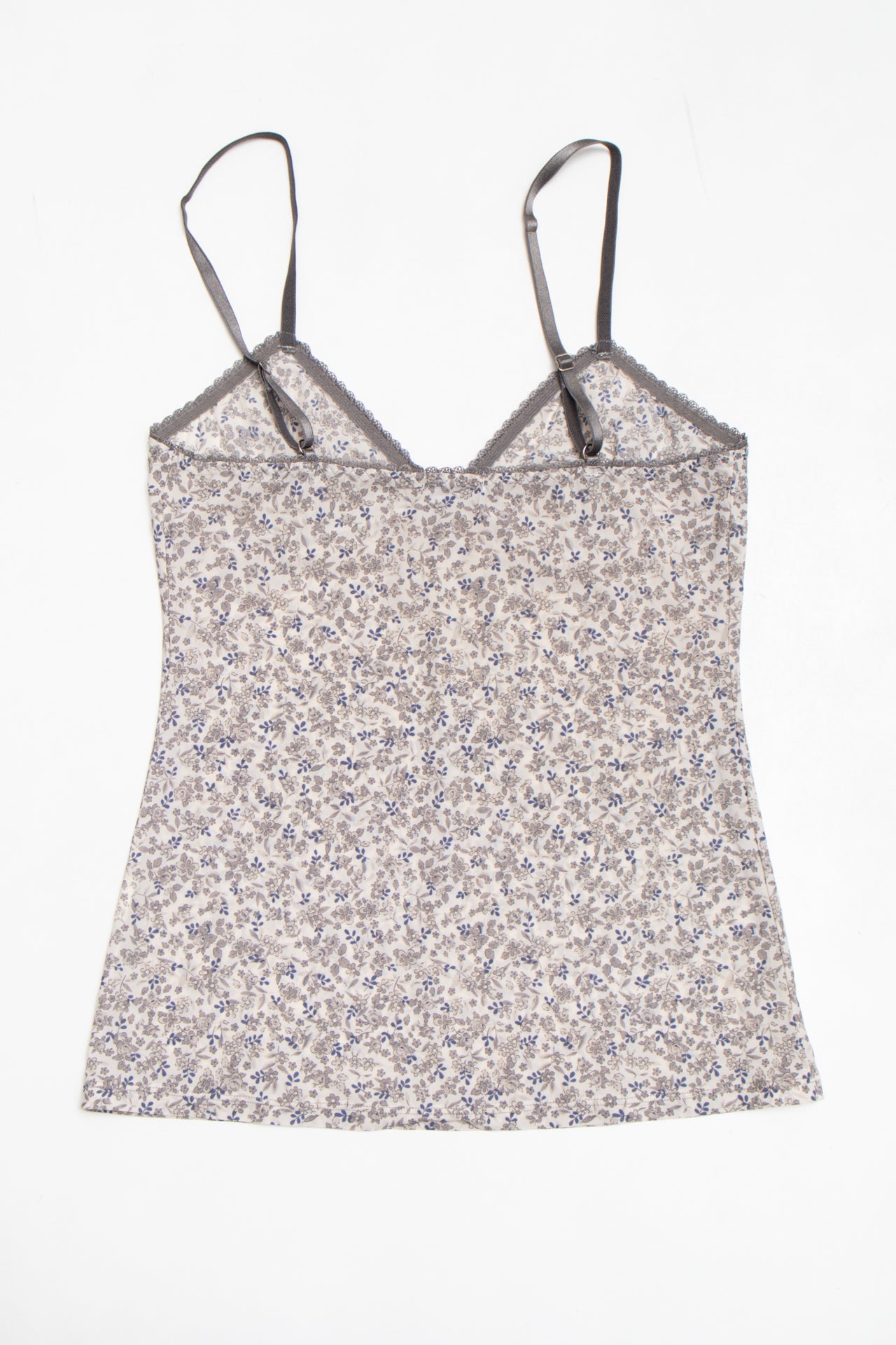 #205 Oysho floral lace trim cami | c. 162 | size 8