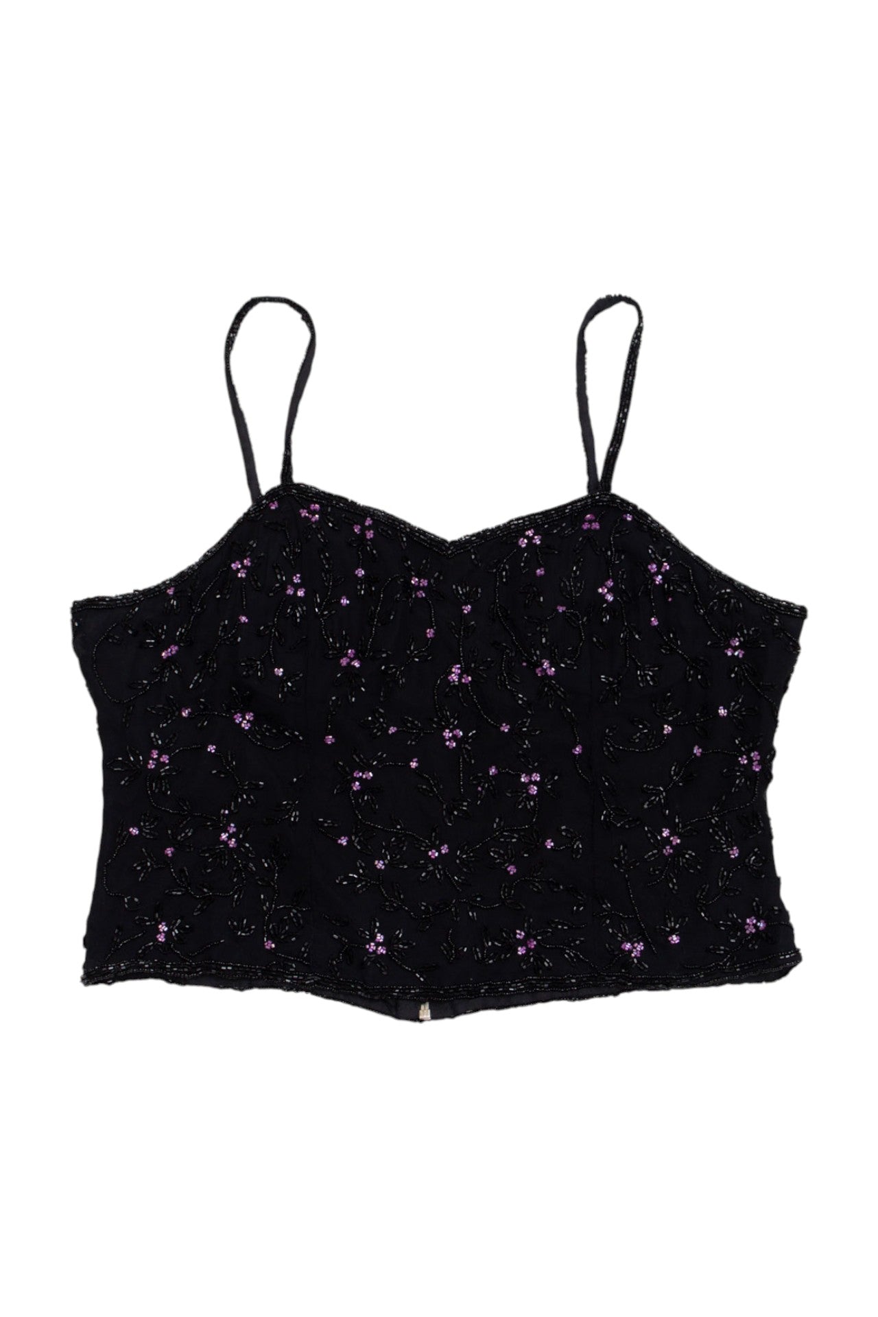#225 Paradise NY silk beaded cami | c. 154 | size 14/16
