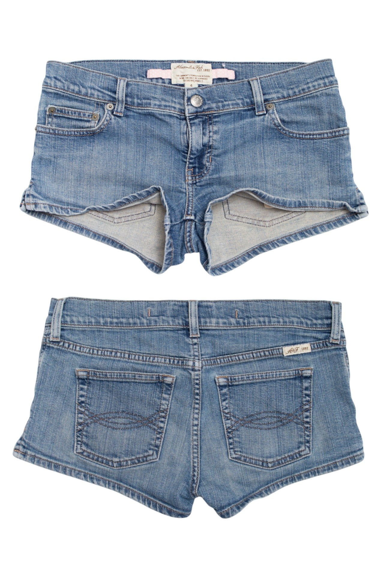 #221 Abercrombie & Fitch denim mini shorts | c. 162 | size 6