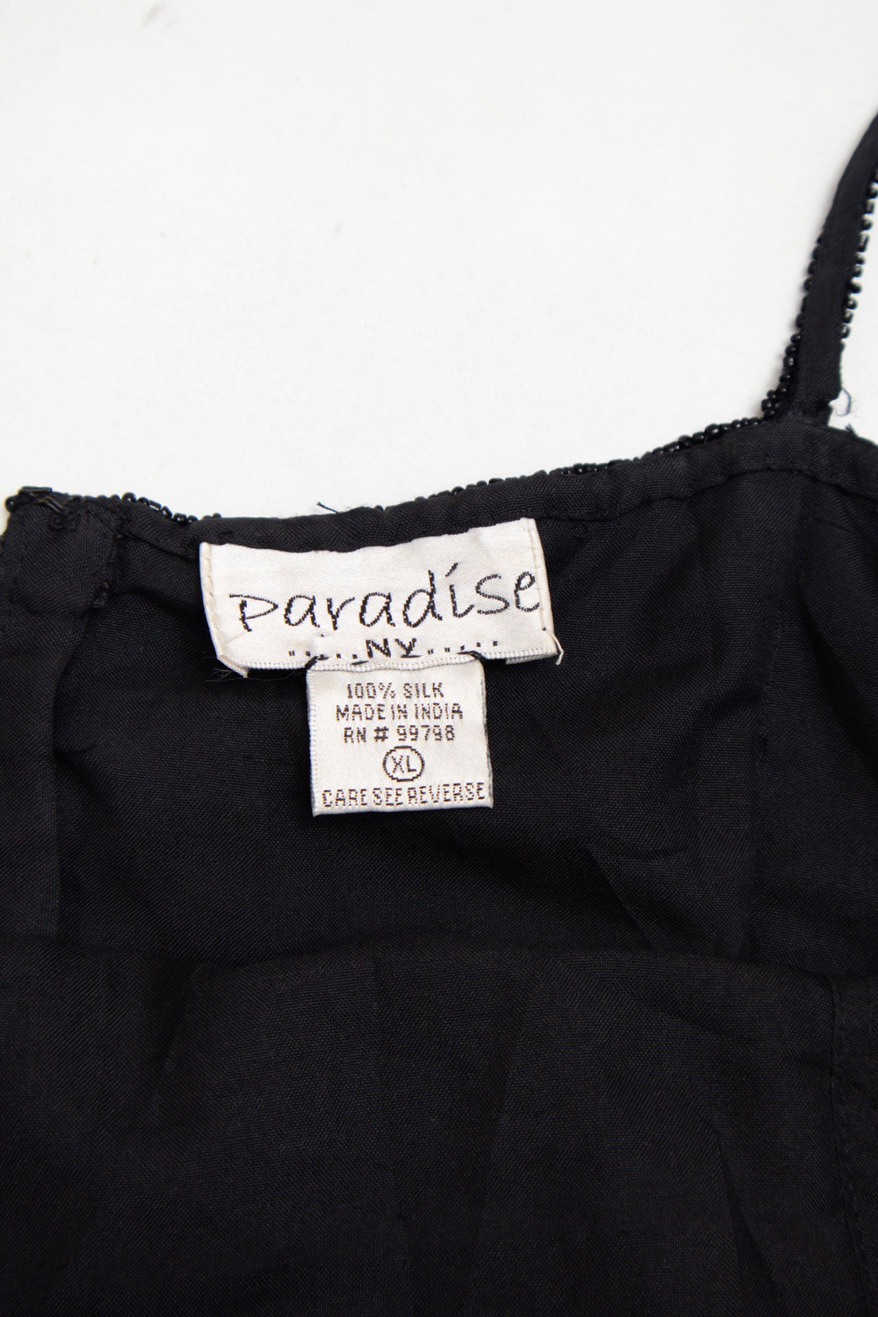 #225 Paradise NY silk beaded cami | c. 154 | size 14/16