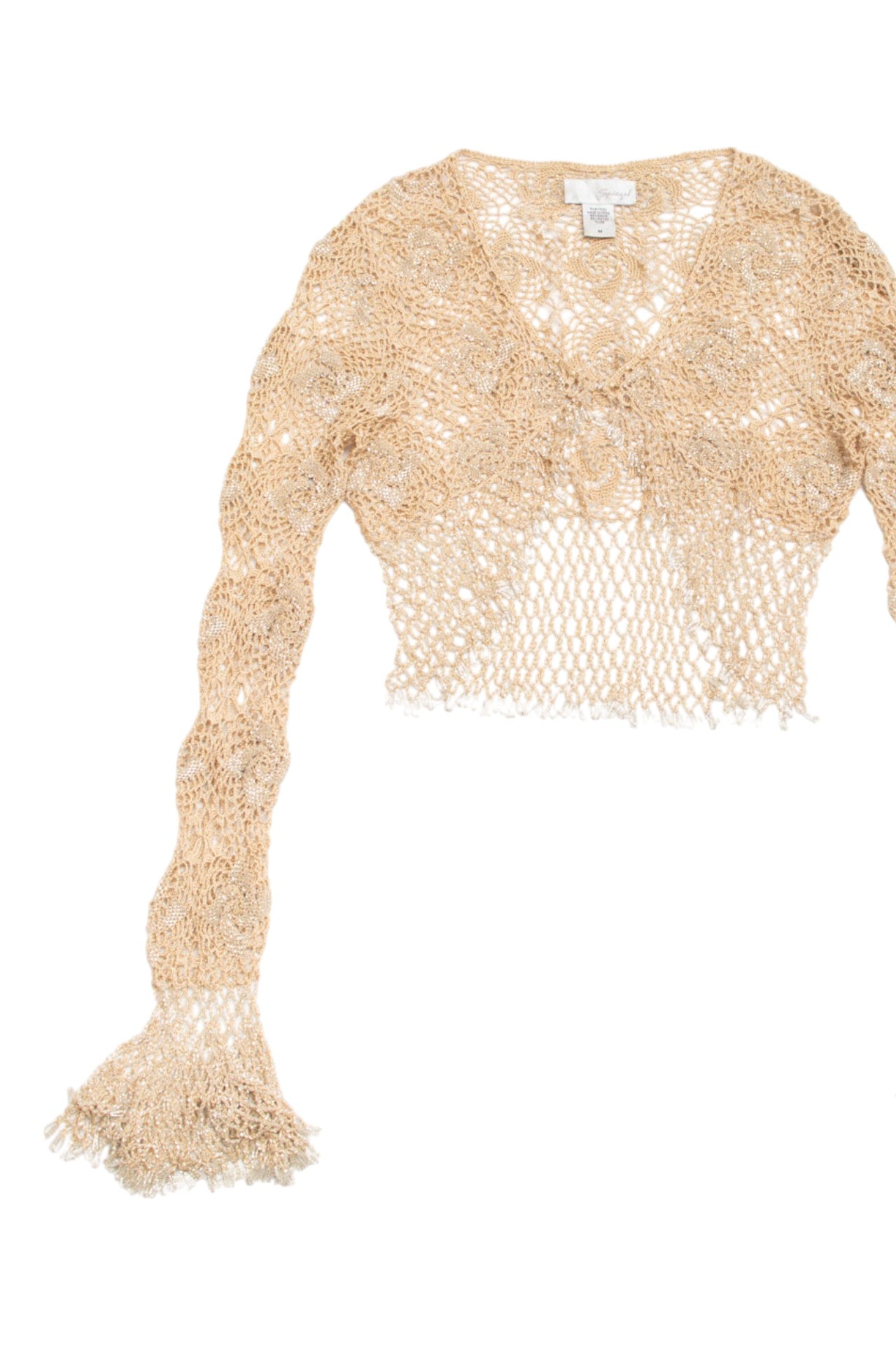 #227 Beaded see through cami | c. 154 | size 8/10