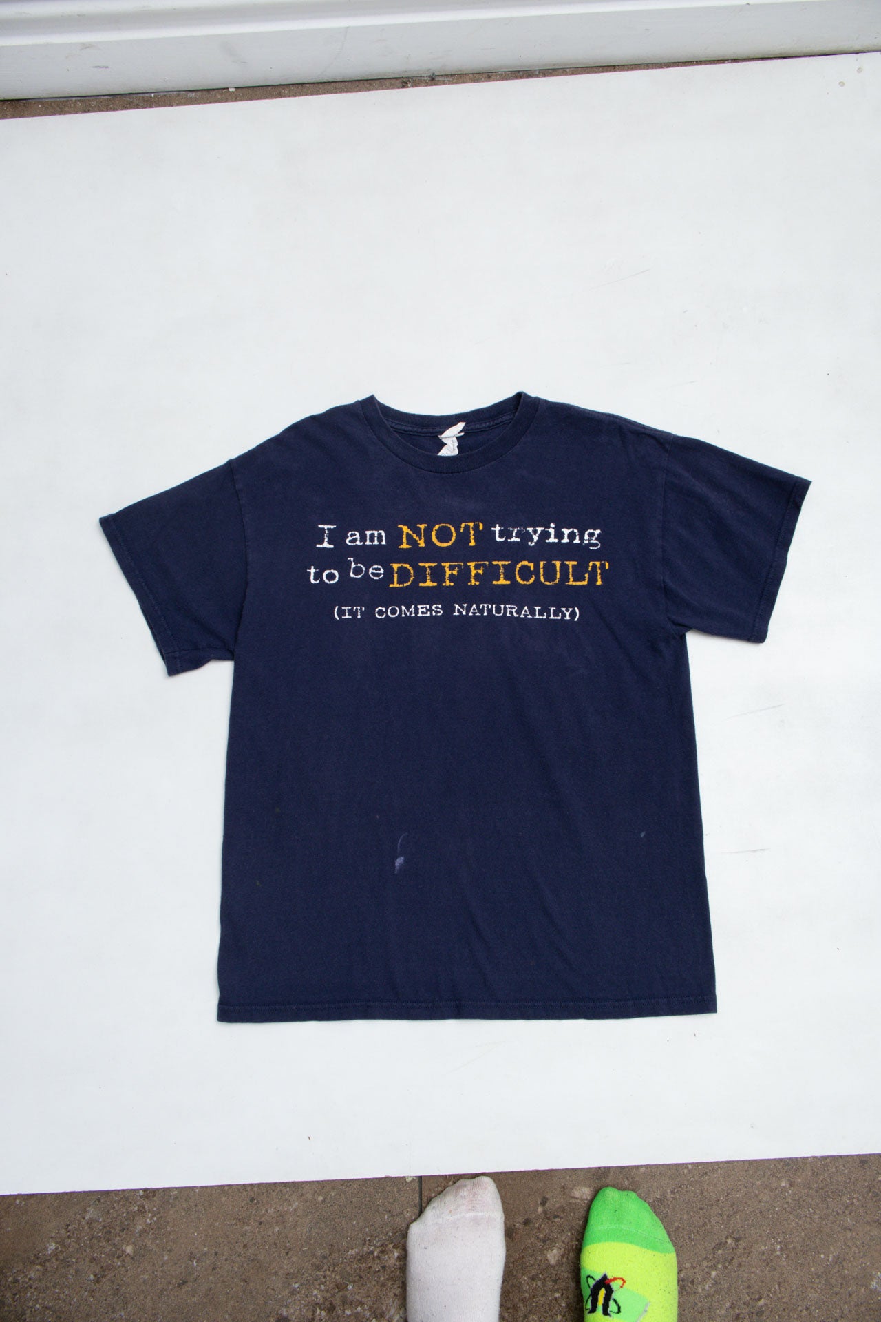 #12 Spanish Difficult Tee | Shes The Man | Size 12/14