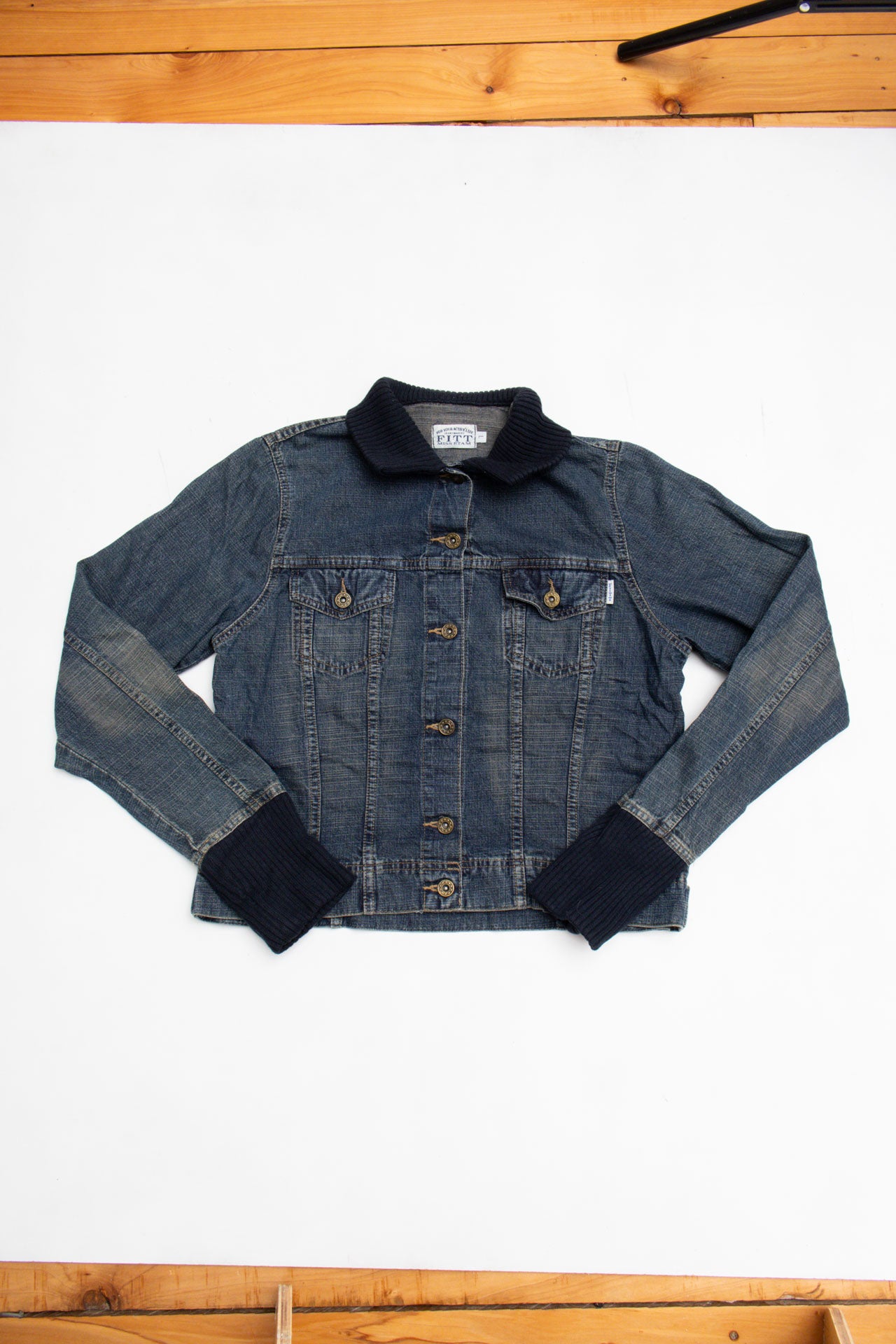 #93 Button Up Denim Jacket | C.149 | Size 10/12