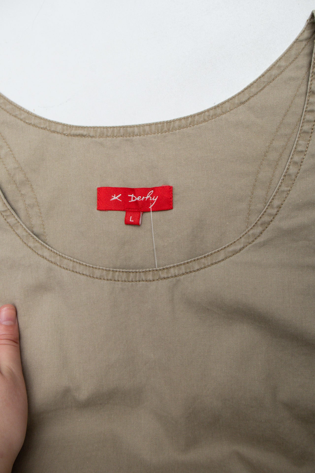 #19 Derhy Khaki Dress | Shes The Man | Size 12