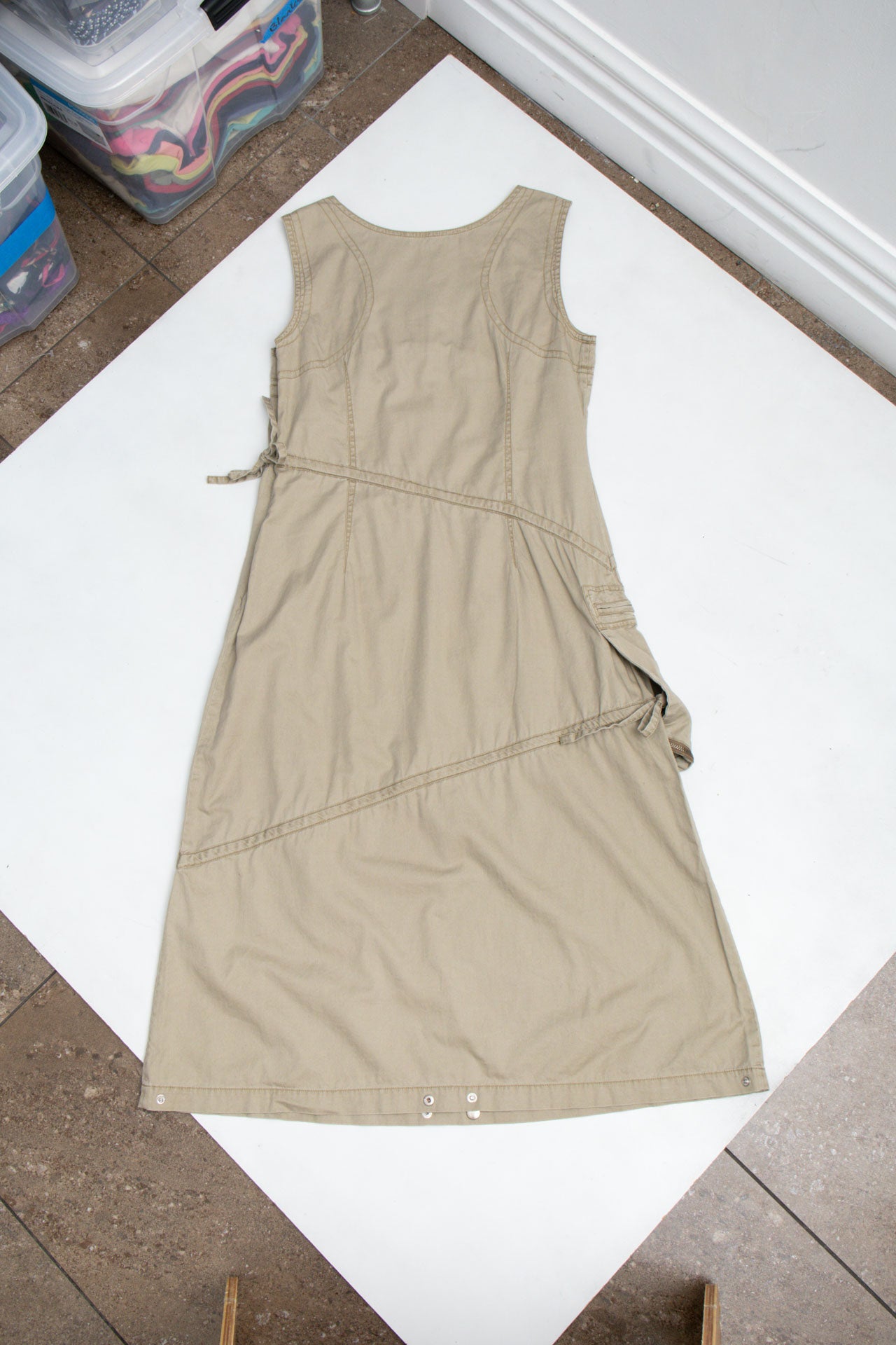 #19 Derhy Khaki Dress | Shes The Man | Size 12